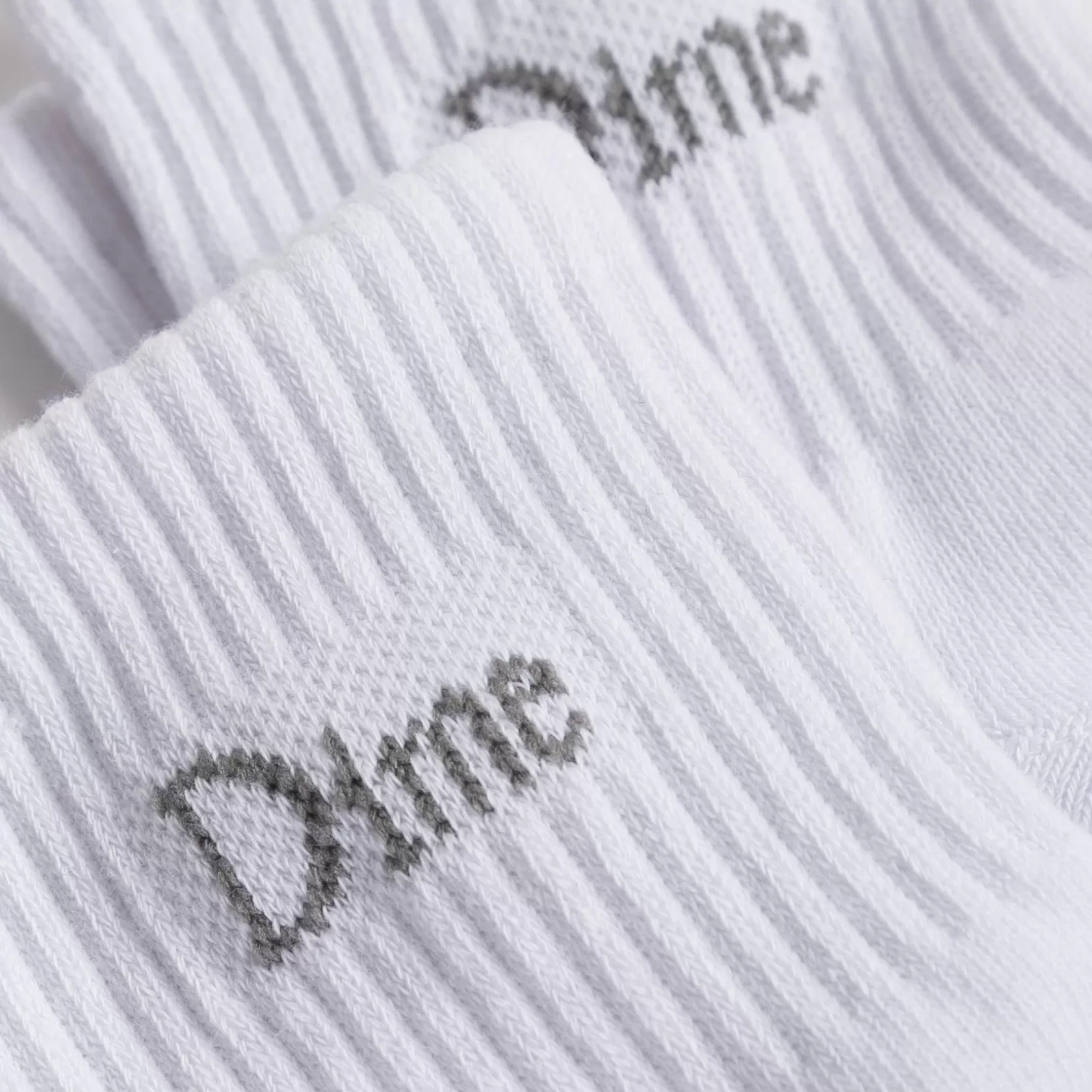Dime MTL Accessoires-Bas Classic 2 Pack White