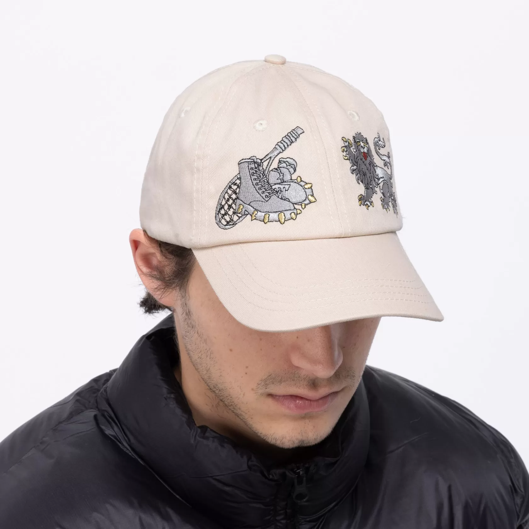 Dime MTL Casquettes & Tuques-Casquette Athletics Low Pro Cream