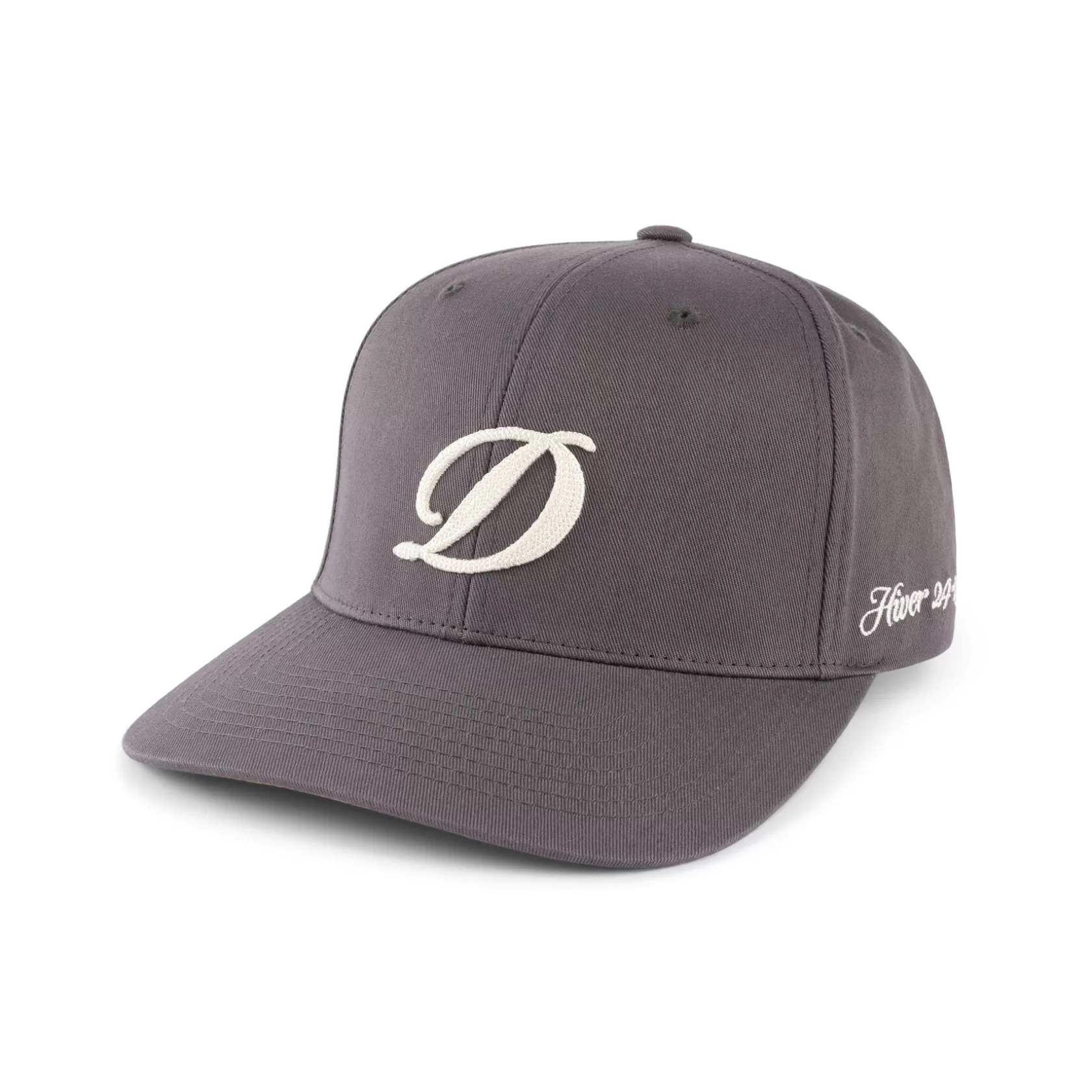 Dime MTL Casquettes & Tuques-Casquette Cursive D Full Fit Charcoal