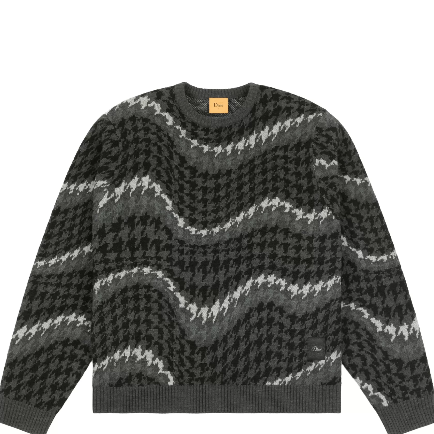 Dime MTL Manteaux & Hauts-Chandail Houndstooth Coal