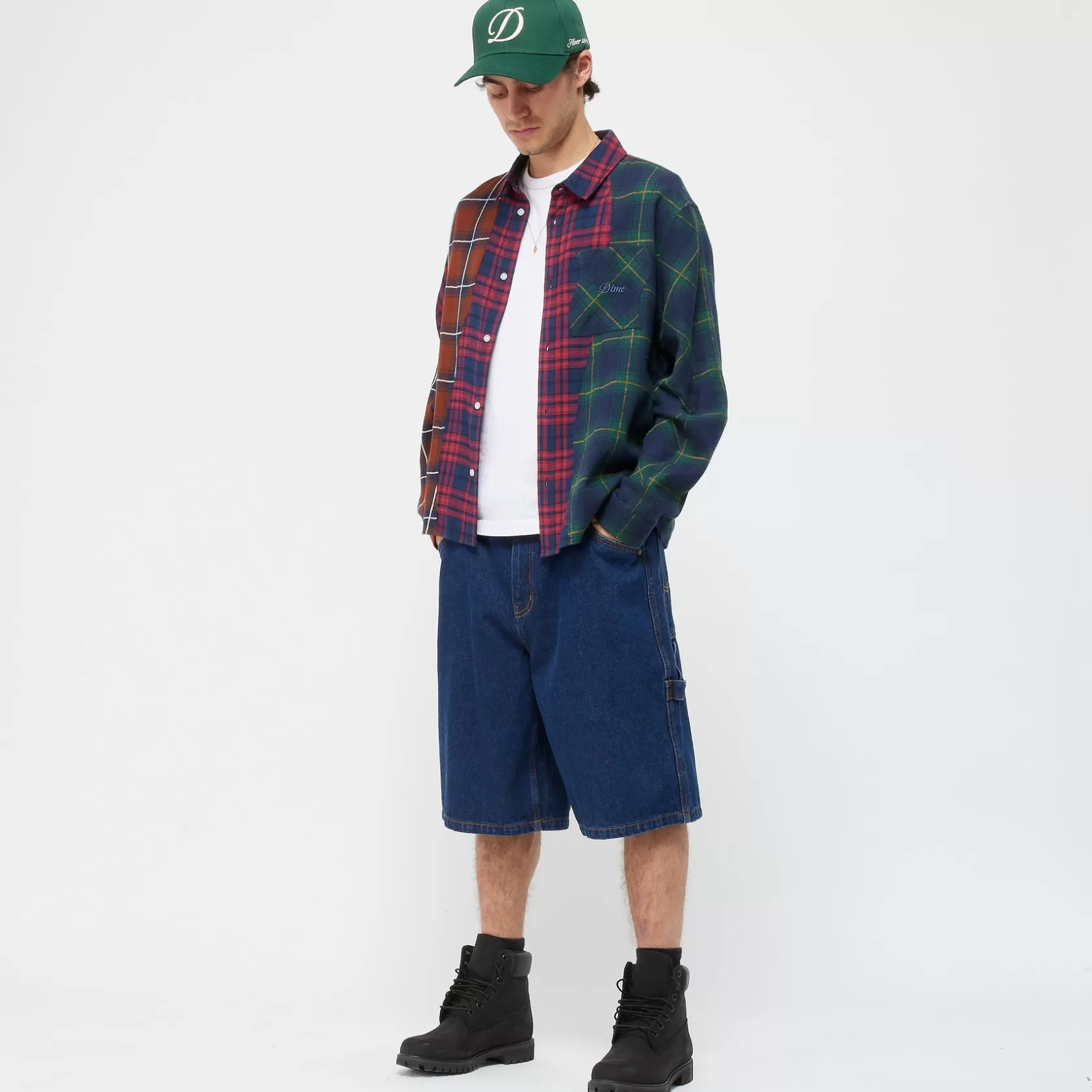 Dime MTL Manteaux & Hauts-Chemise Triple Plaid Multi