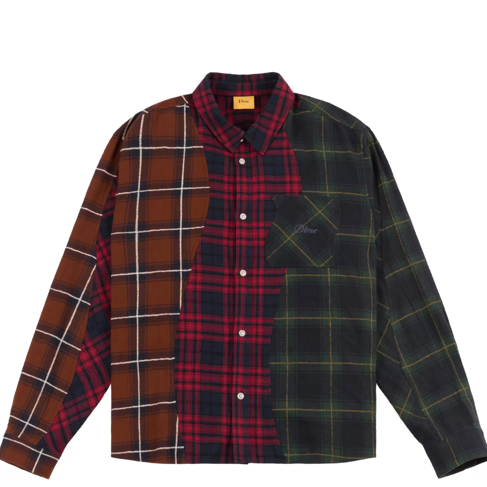 Dime MTL Manteaux & Hauts-Chemise Triple Plaid Multi
