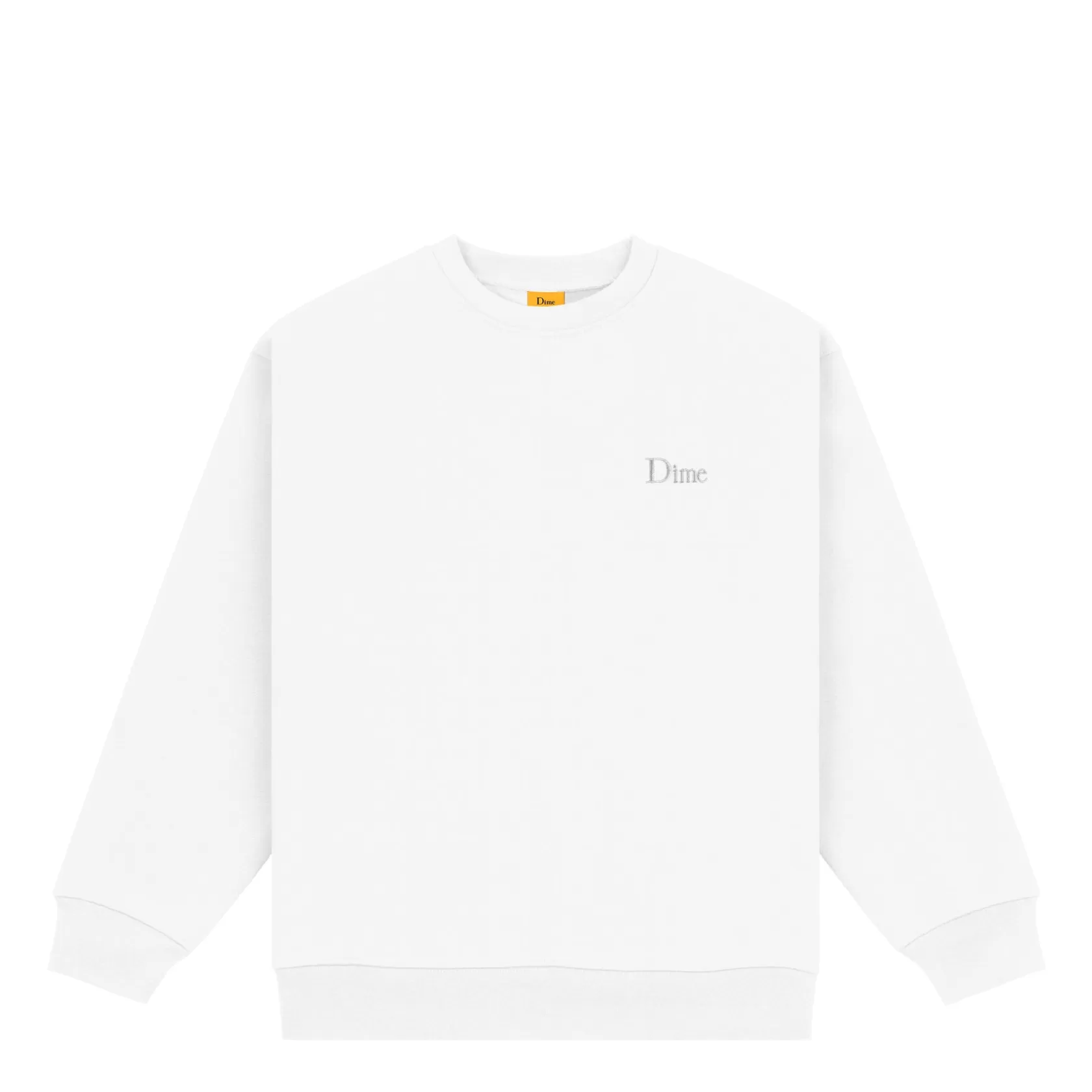 Dime MTL Chandails-Crewneck Classic Small Logo White