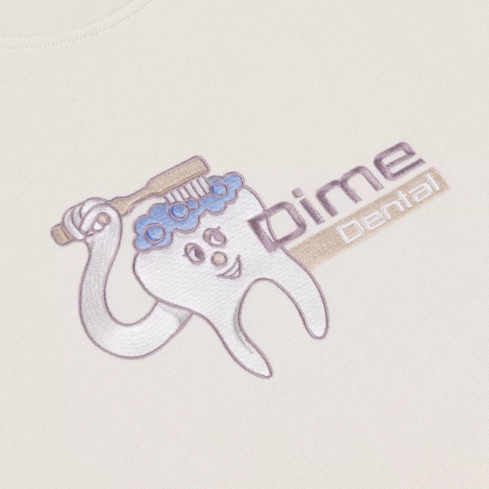 Dime MTL Chandails-Crewneck Dental Care Natural