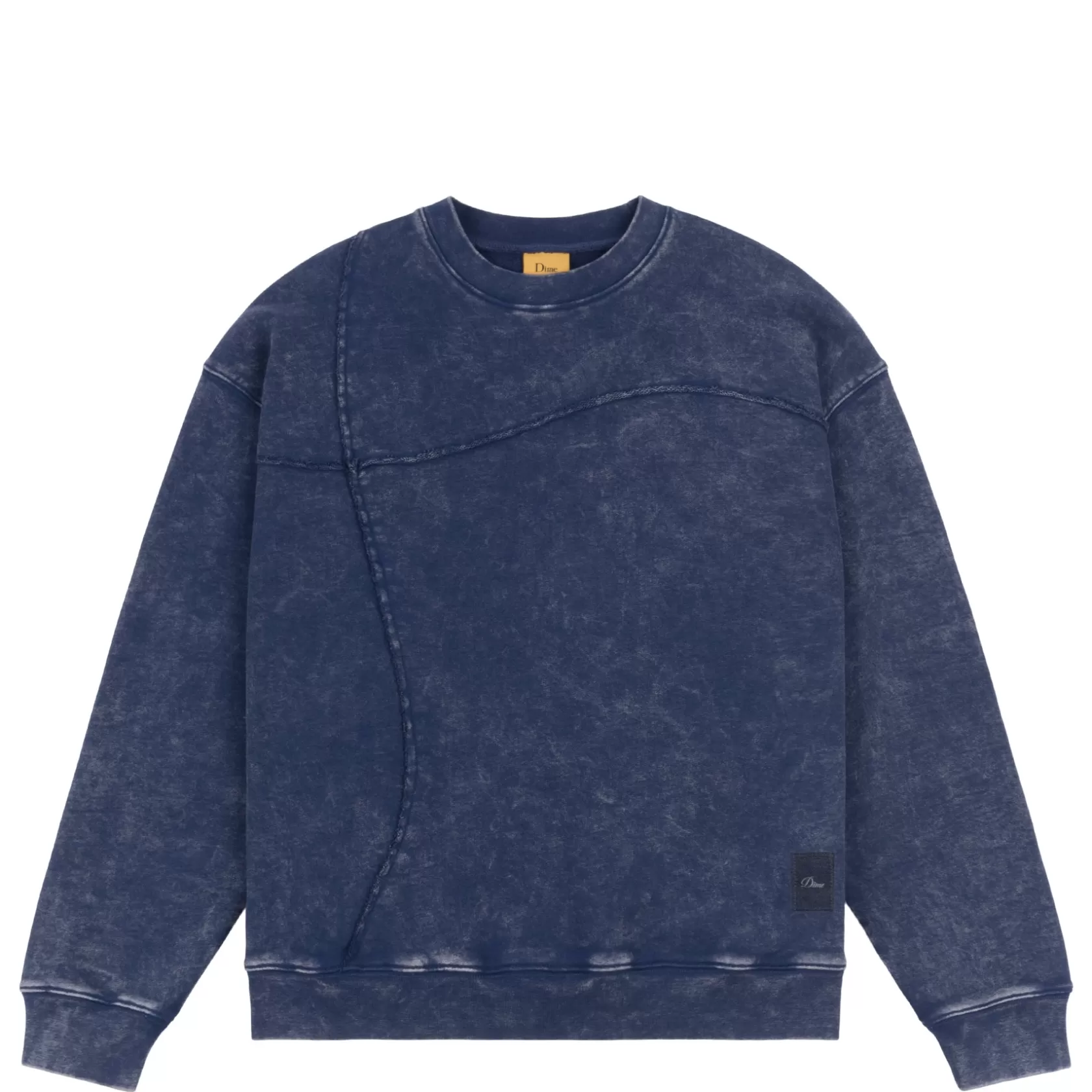 Dime MTL Manteaux & Hauts | Chandails-Crewneck Reverse Stitch Navywashed