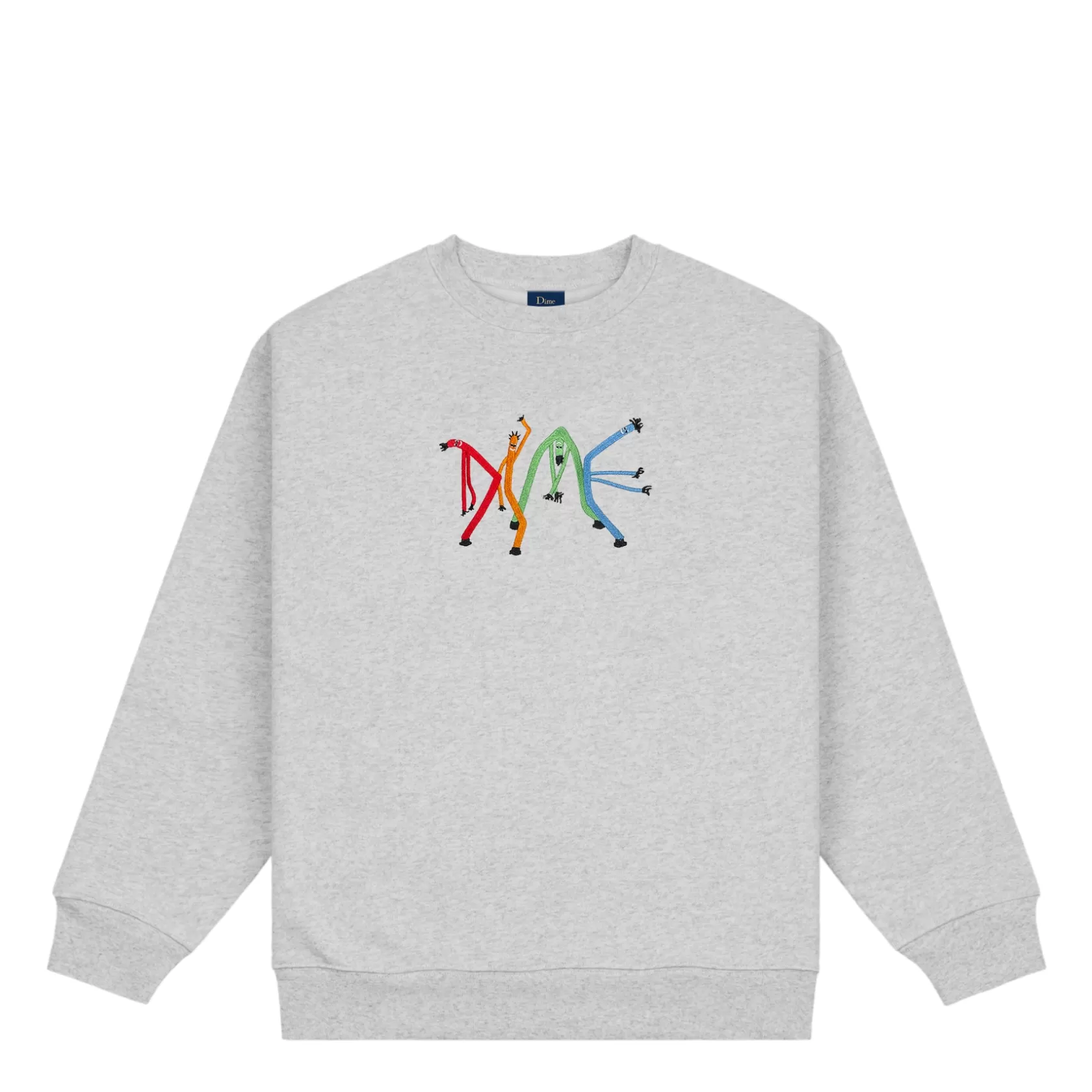 Dime MTL Chandails-Crewneck Tubeman Heathergray