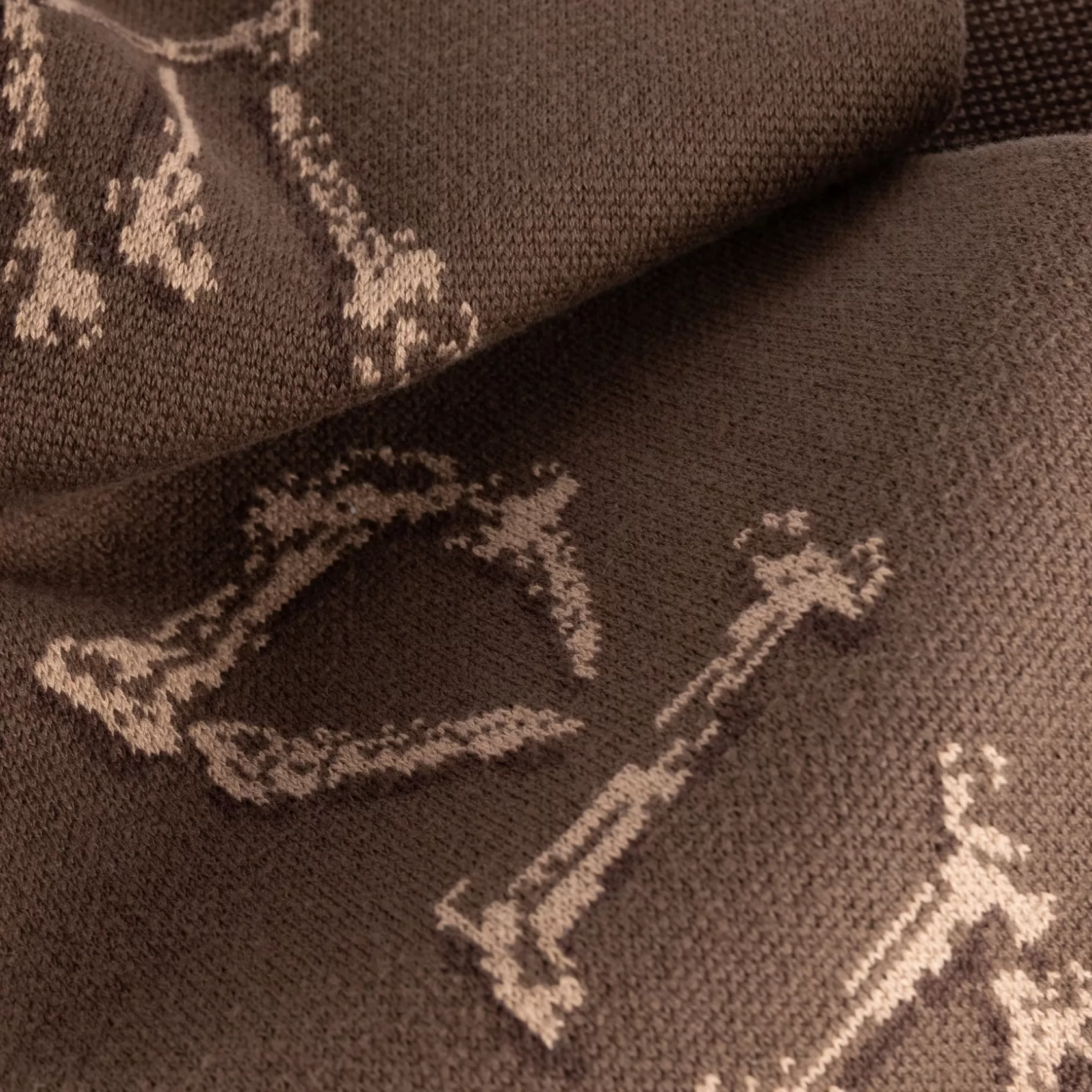 Dime MTL Accessoires-Foulard Bones Brown