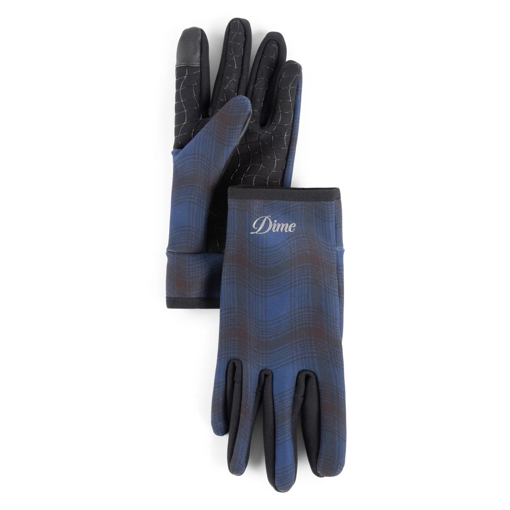 Dime MTL Accessoires-Gants City Plaid Navy