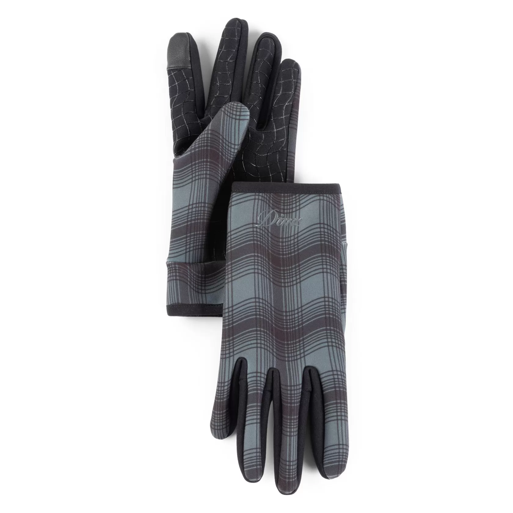 Dime MTL Accessoires-Gants City Plaid Charcoal