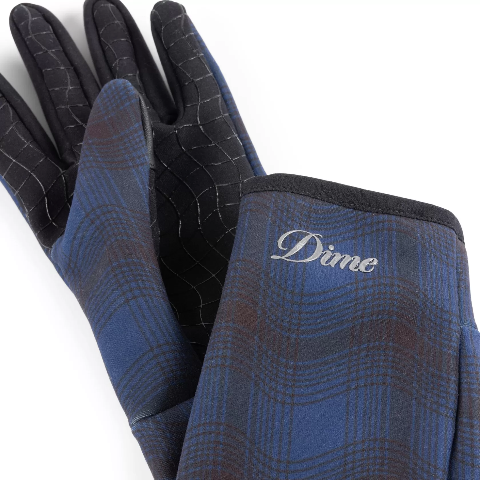 Dime MTL Accessoires-Gants City Plaid Navy