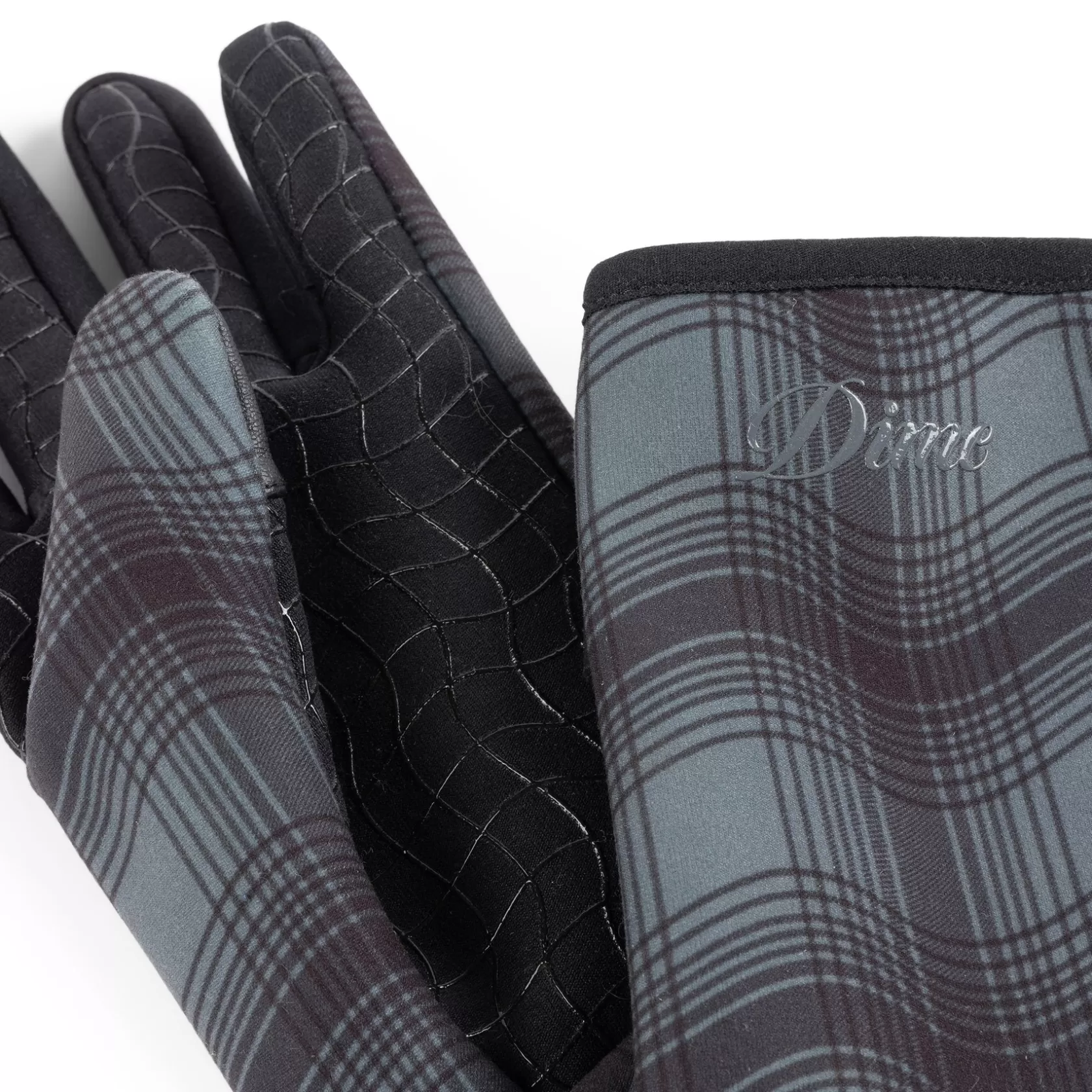 Dime MTL Accessoires-Gants City Plaid Charcoal