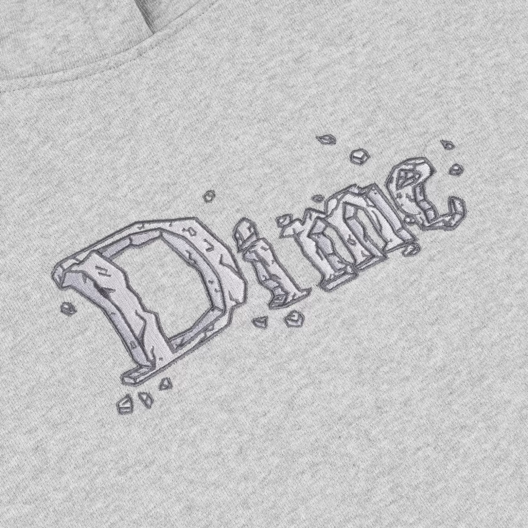 Dime MTL Hoodies-Hoodie Classic Stone Heathergray