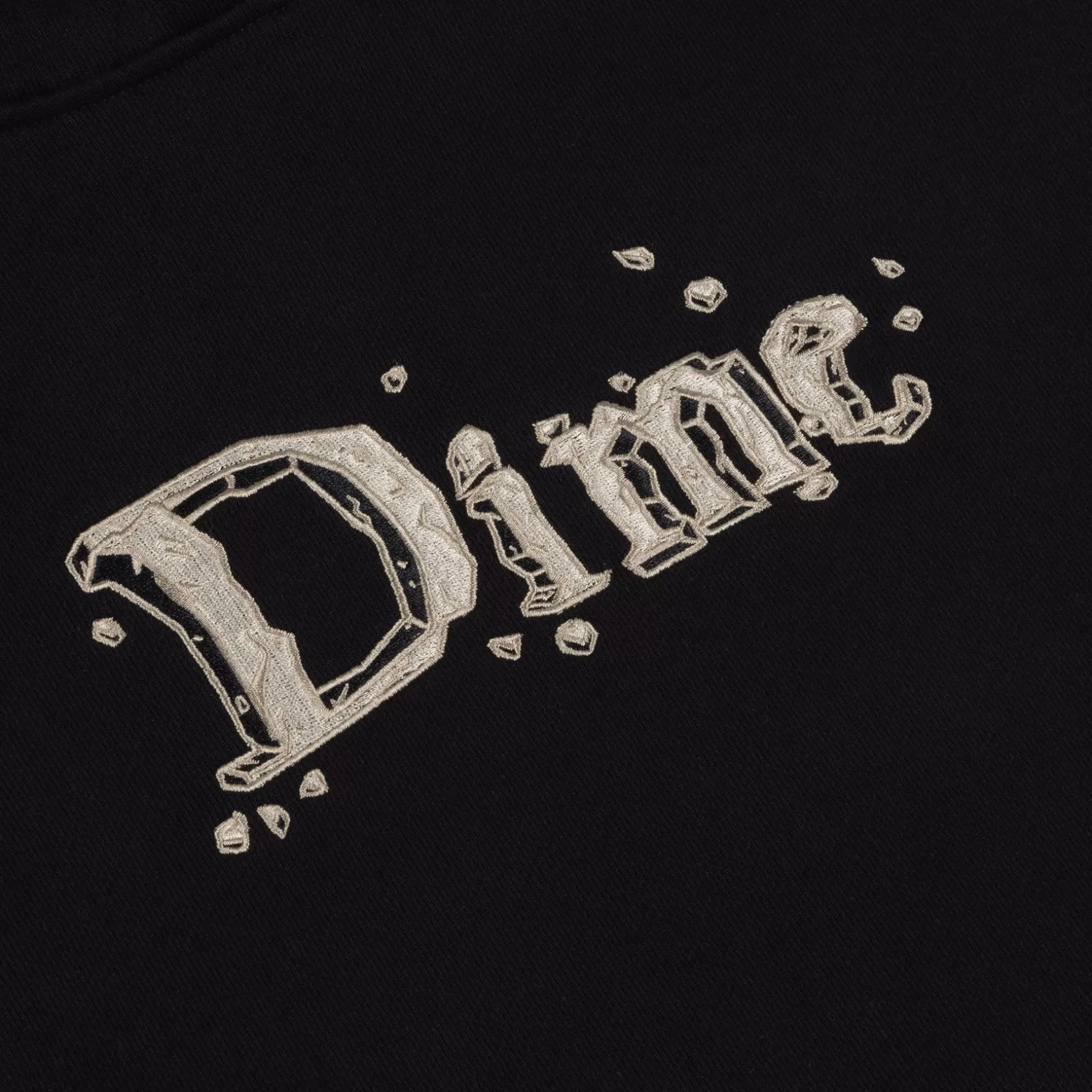 Dime MTL Hoodies-Hoodie Classic Stone Black