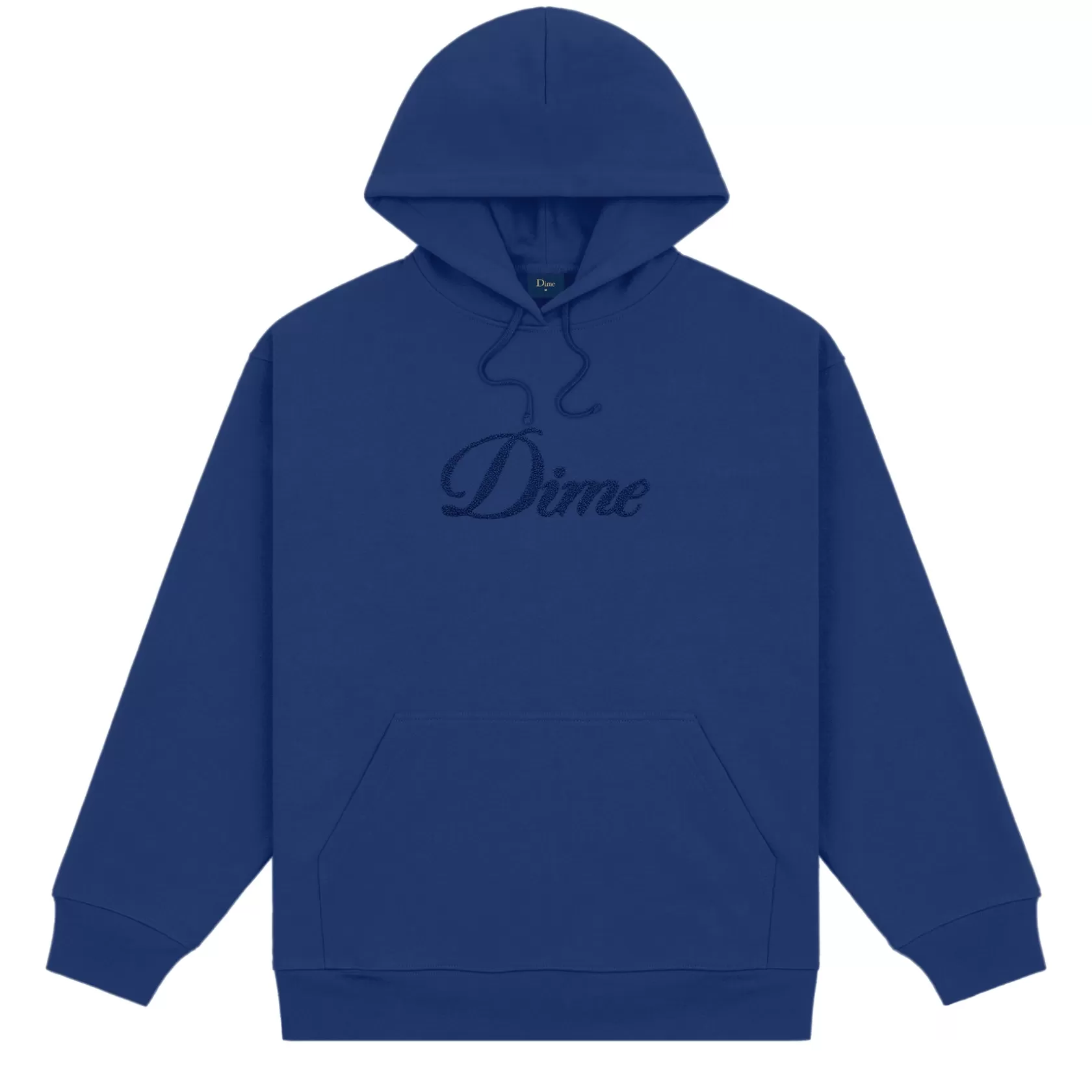 Dime MTL Hoodies-Hoodie Cursive Logo Midnightnavy
