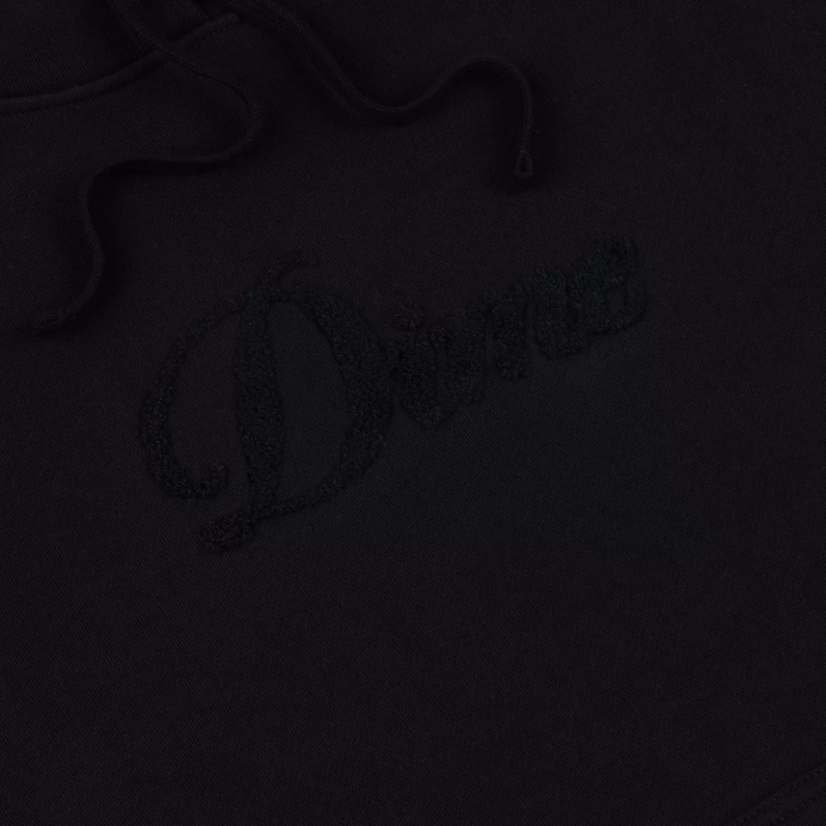 Dime MTL Hoodies-Hoodie Cursive Logo Black
