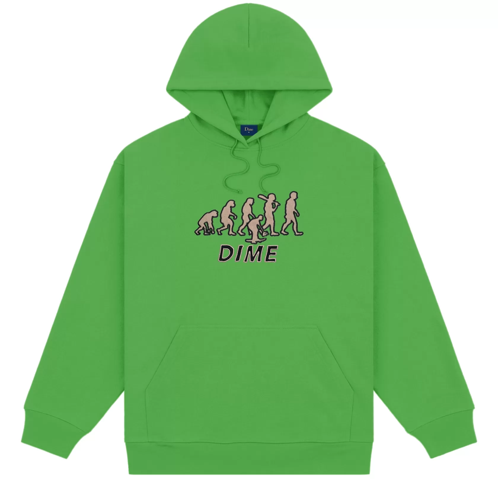 Dime MTL Hoodies-Hoodie Evolution Kellygreen