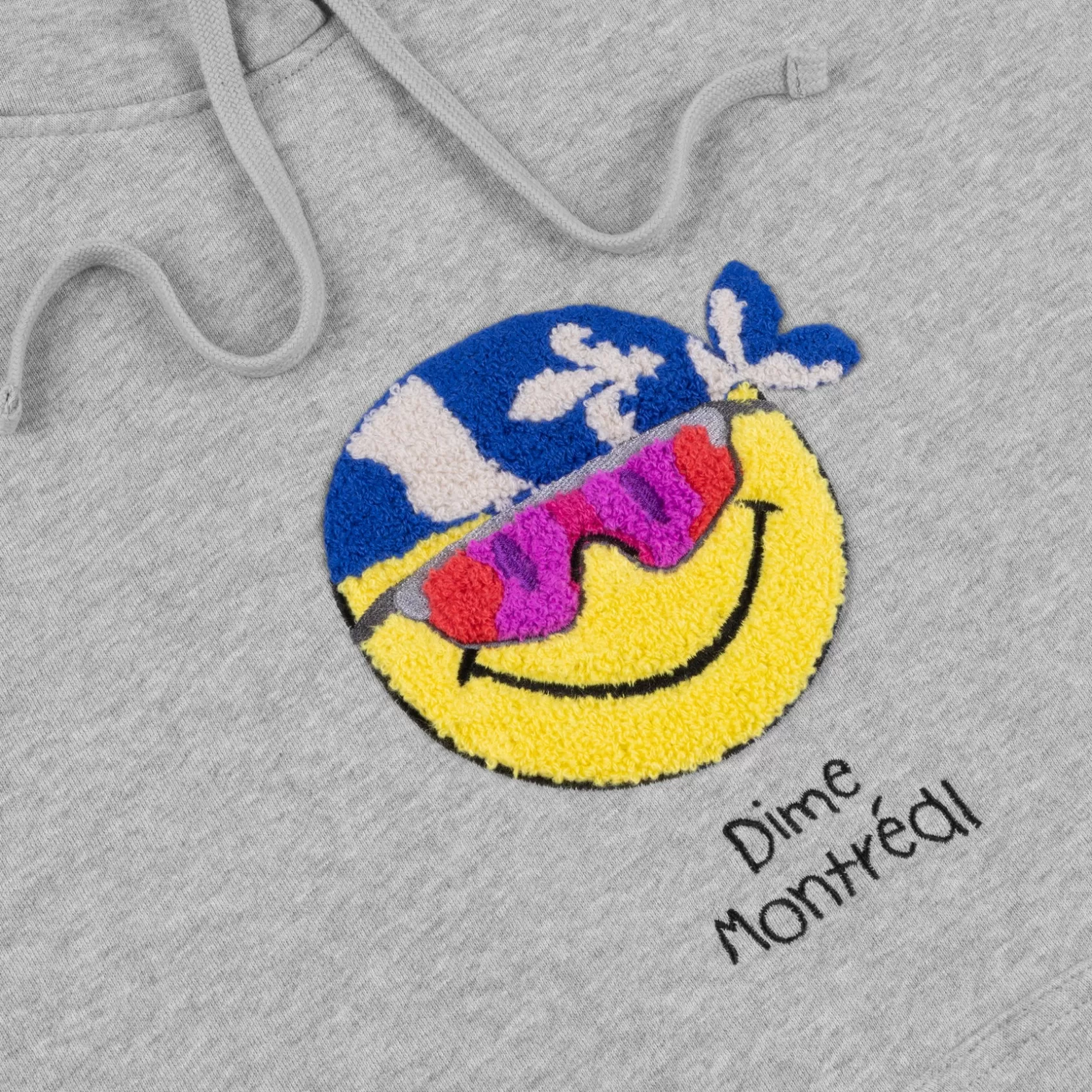 Dime MTL Hoodies-Hoodie Rawdon Heathergray
