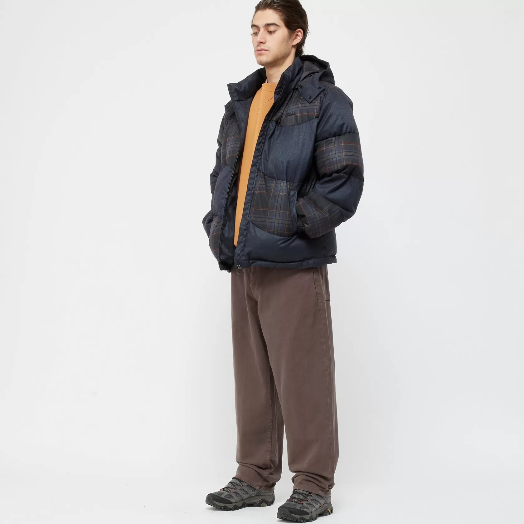 Dime MTL Manteaux & Hauts-Manteau Premium Tweed Puffer Darkgray
