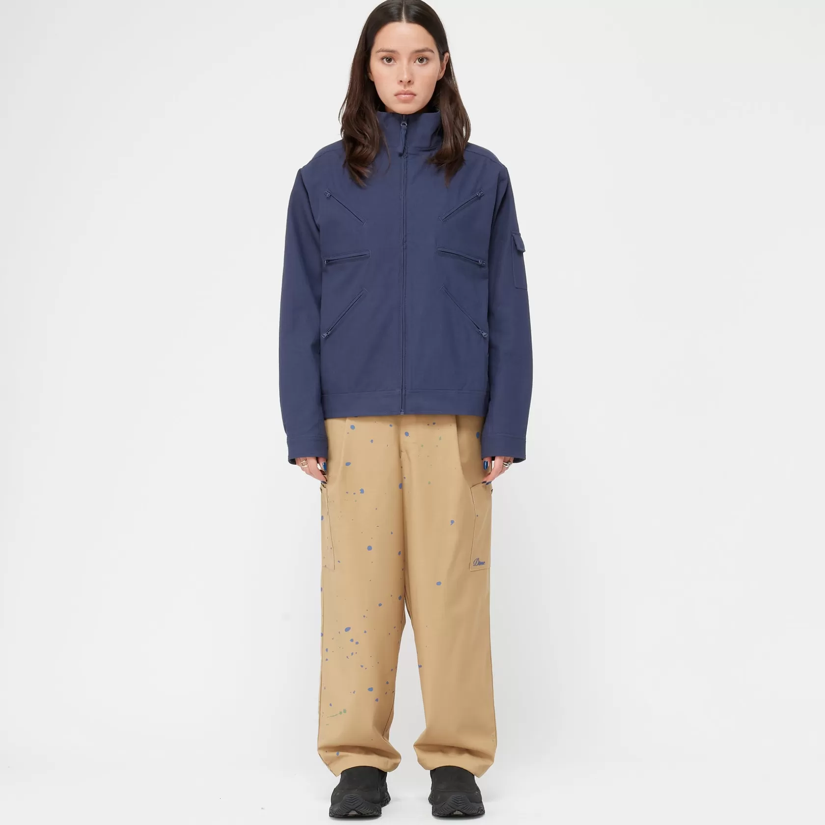 Dime MTL Manteaux & Hauts-Manteau Zip Navy