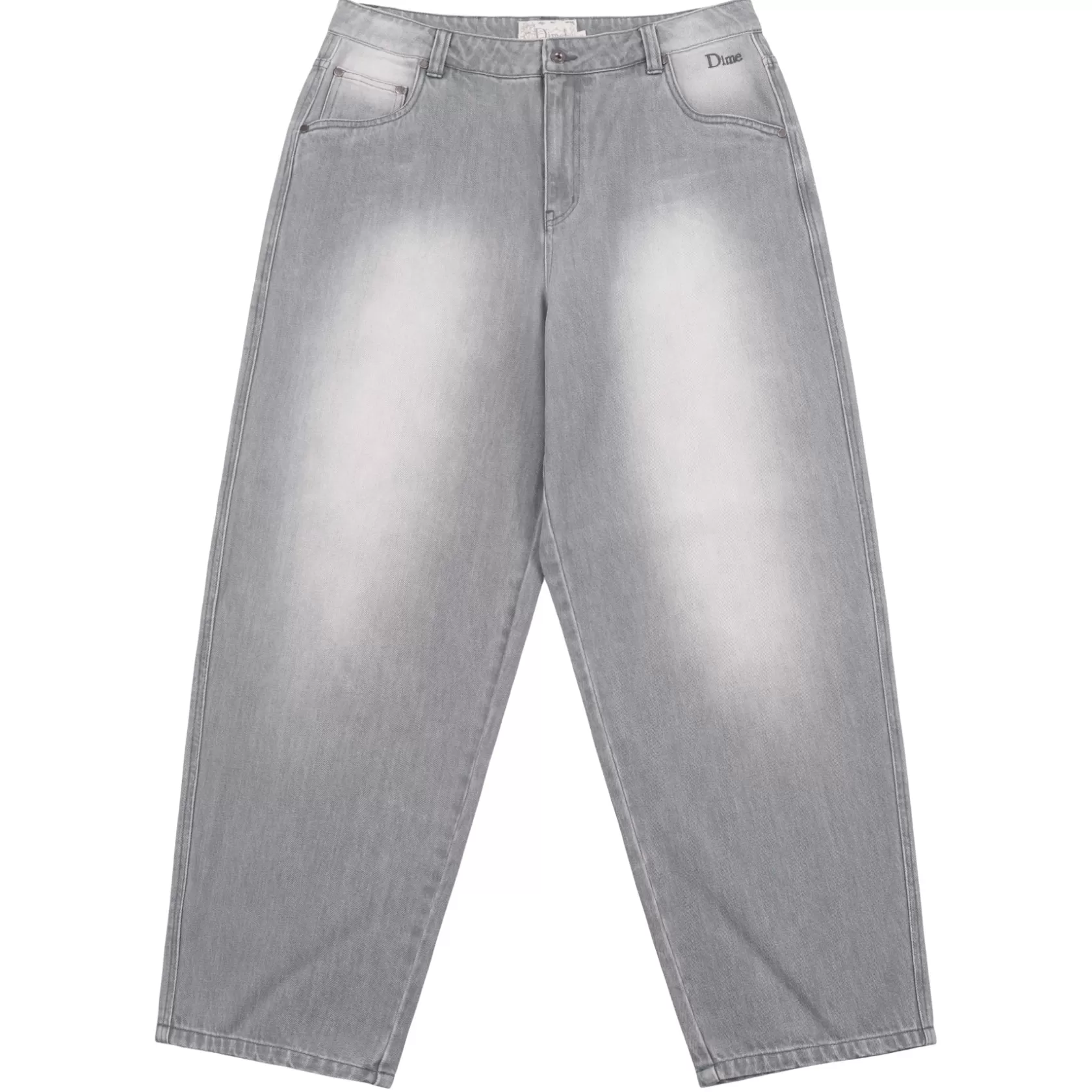 Dime MTL Shorts Et Pantalons-Pantalon Classic Baggy Denim Sandblastedgray