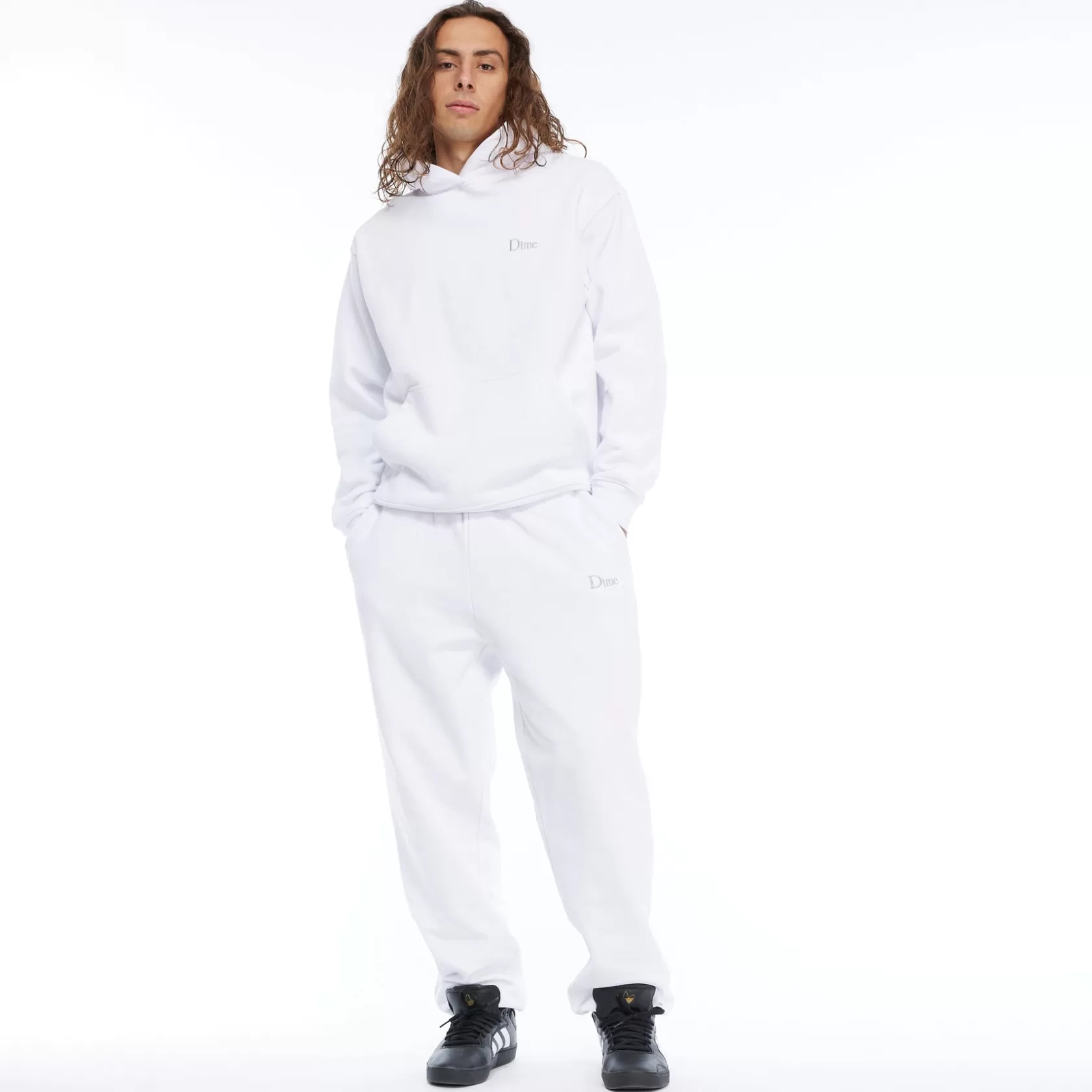 Dime MTL Shorts Et Pantalons-Pantalon Classic Small Logo White