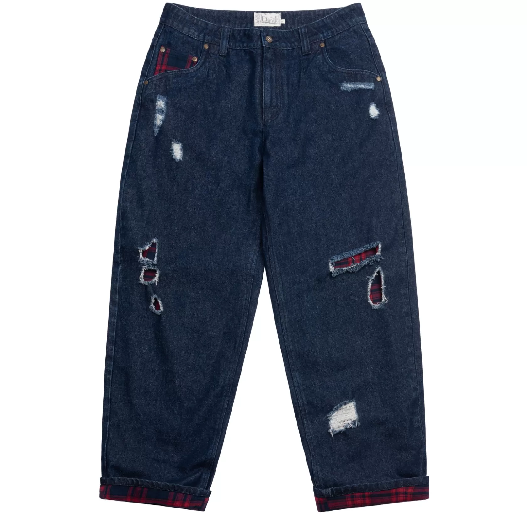 Dime MTL Shorts Et Pantalons-Pantalon Secret Baggy Denim Indigo