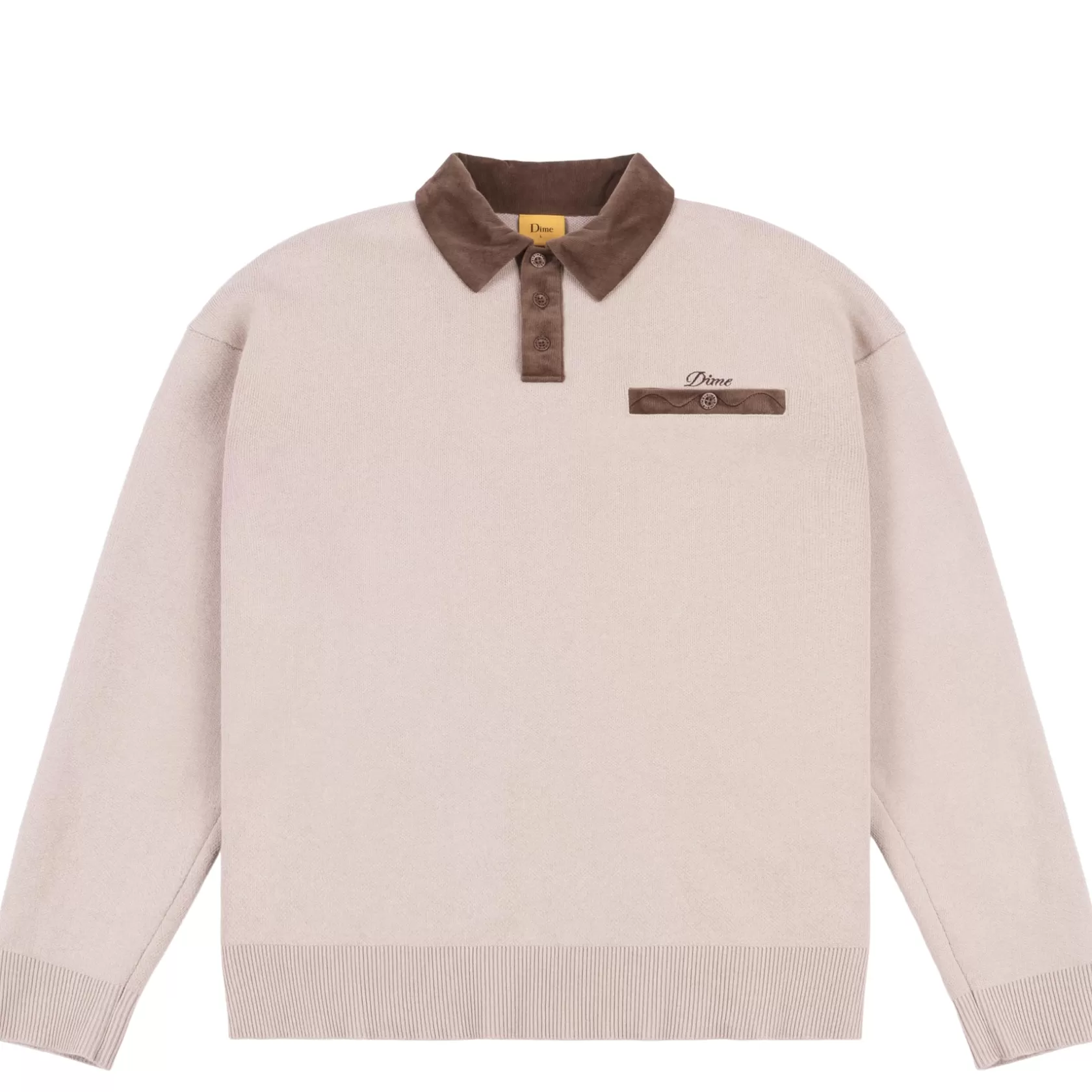 Dime MTL Manteaux & Hauts-Polo Casino Rugby Mocha