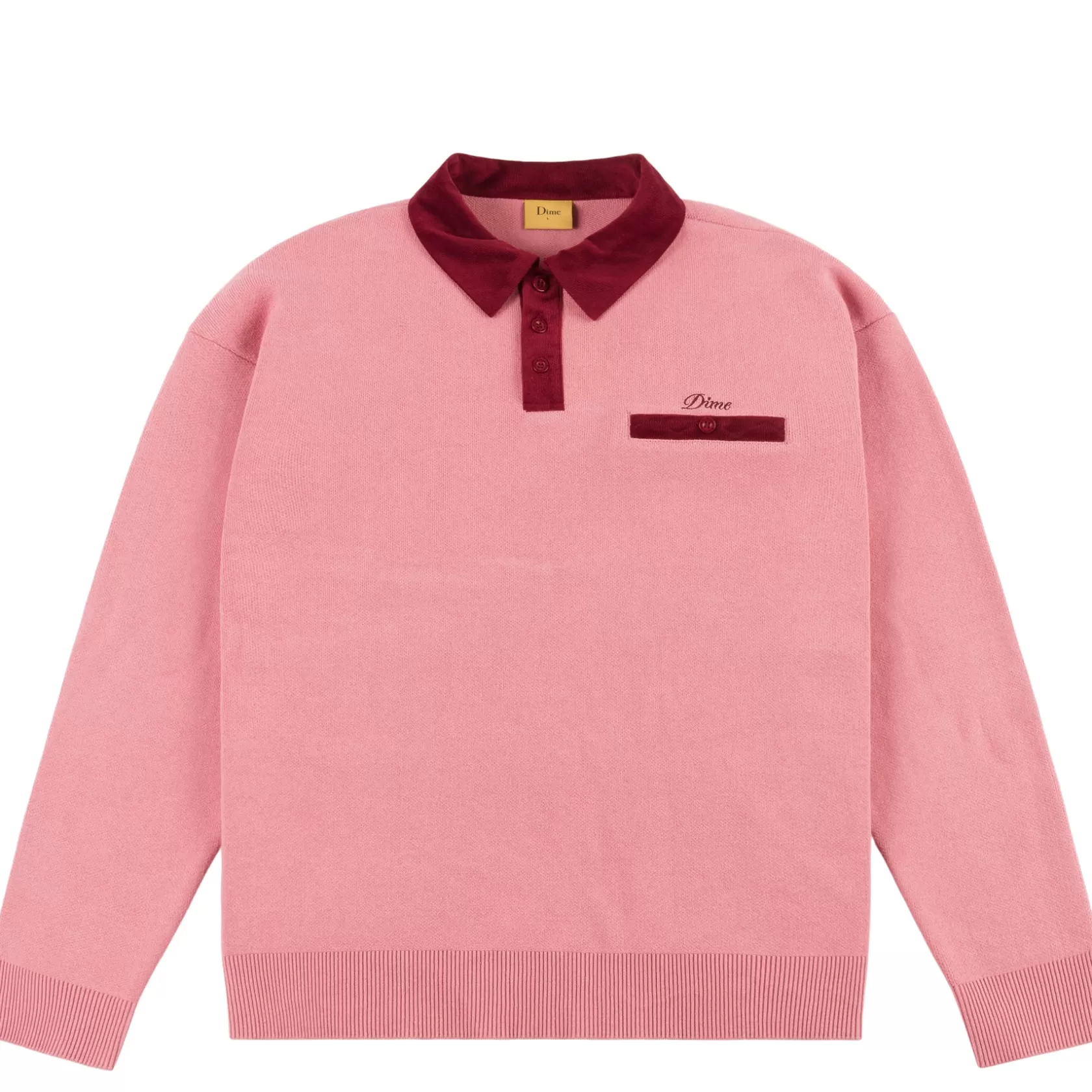 Dime MTL Manteaux & Hauts-Polo Casino Rugby Pink