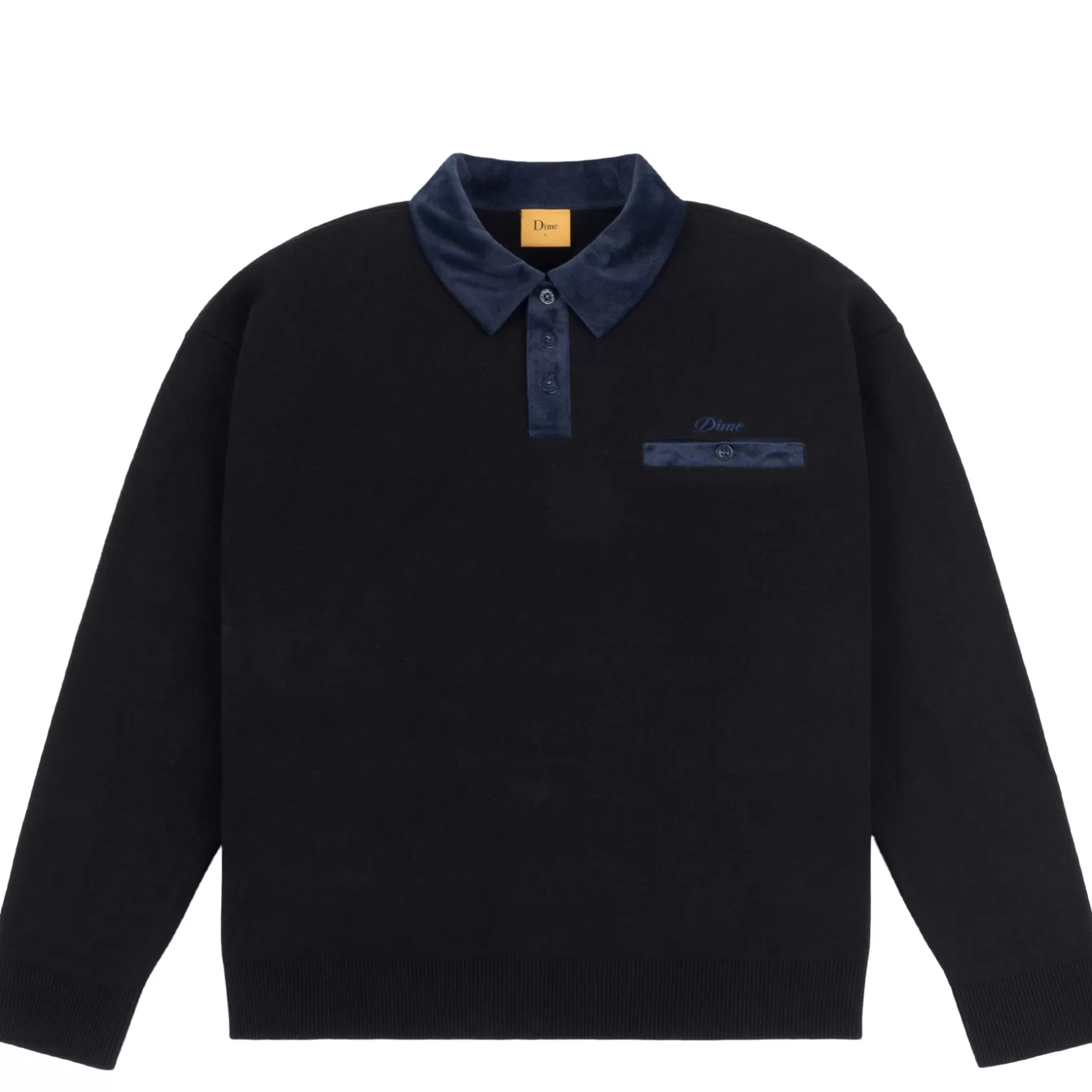 Dime MTL Manteaux & Hauts-Polo Casino Rugby Black