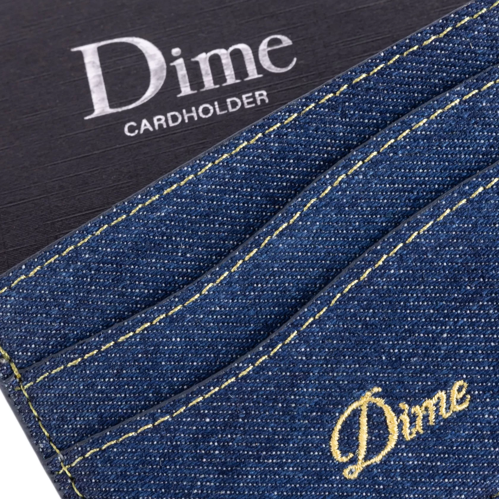 Dime MTL Accessoires-Porte-cartes Cursive Indigodenim
