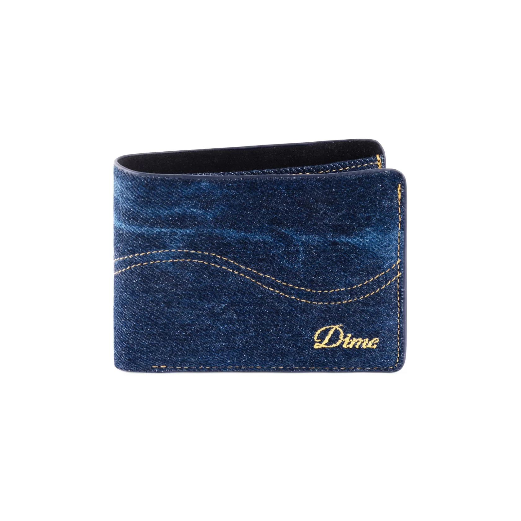 Dime MTL Accessoires-Porte-monnaie Cursive Bifold Indigodenim