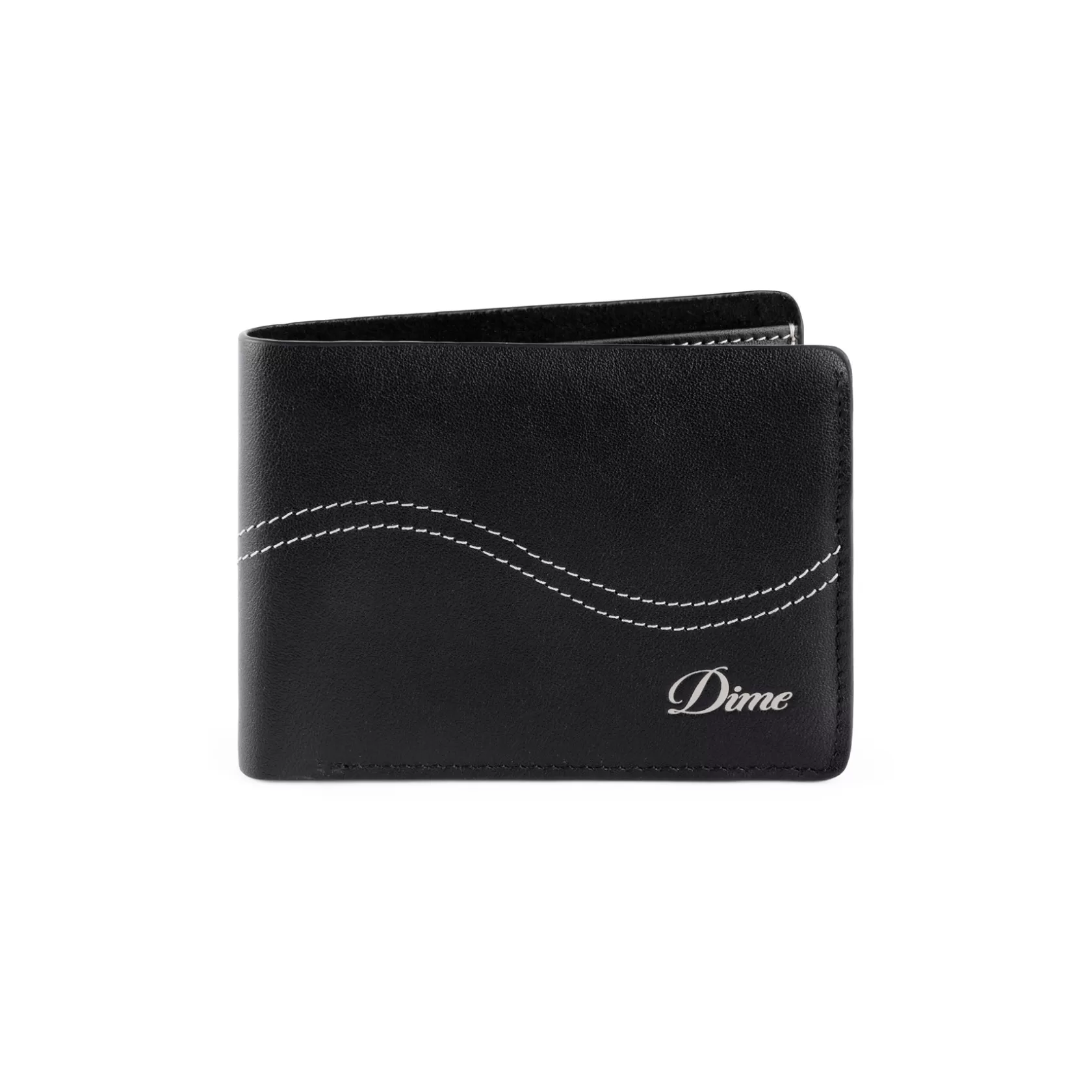 Dime MTL Accessoires-Porte-monnaie Cursive Bifold Black