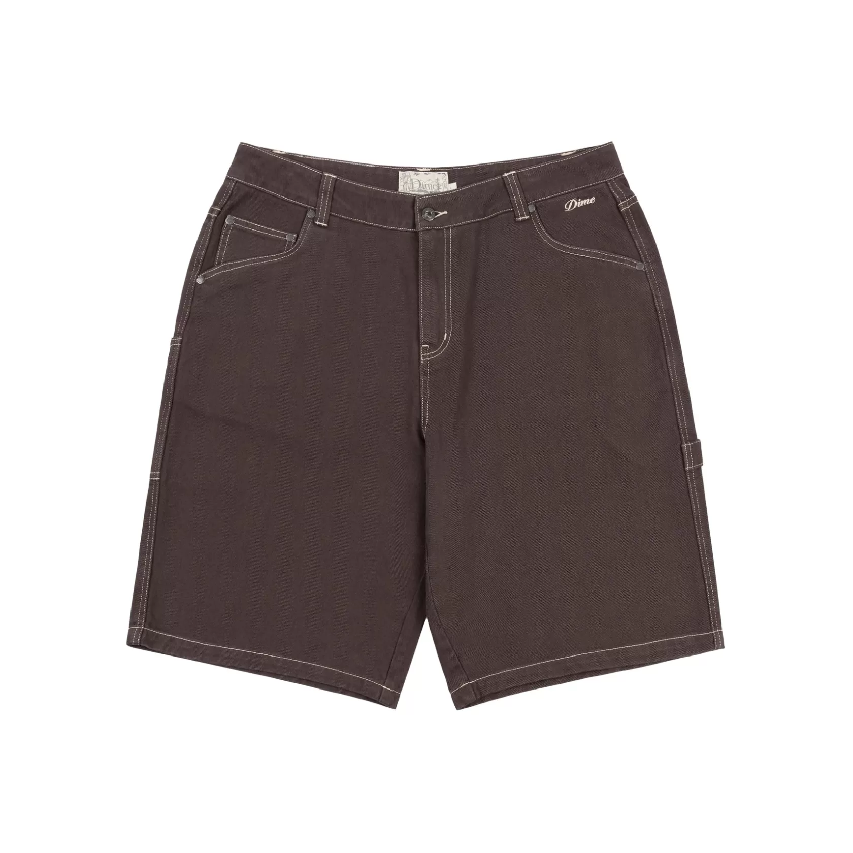 Dime MTL Shorts Et Pantalons-Short Classic Denim Brownwashed