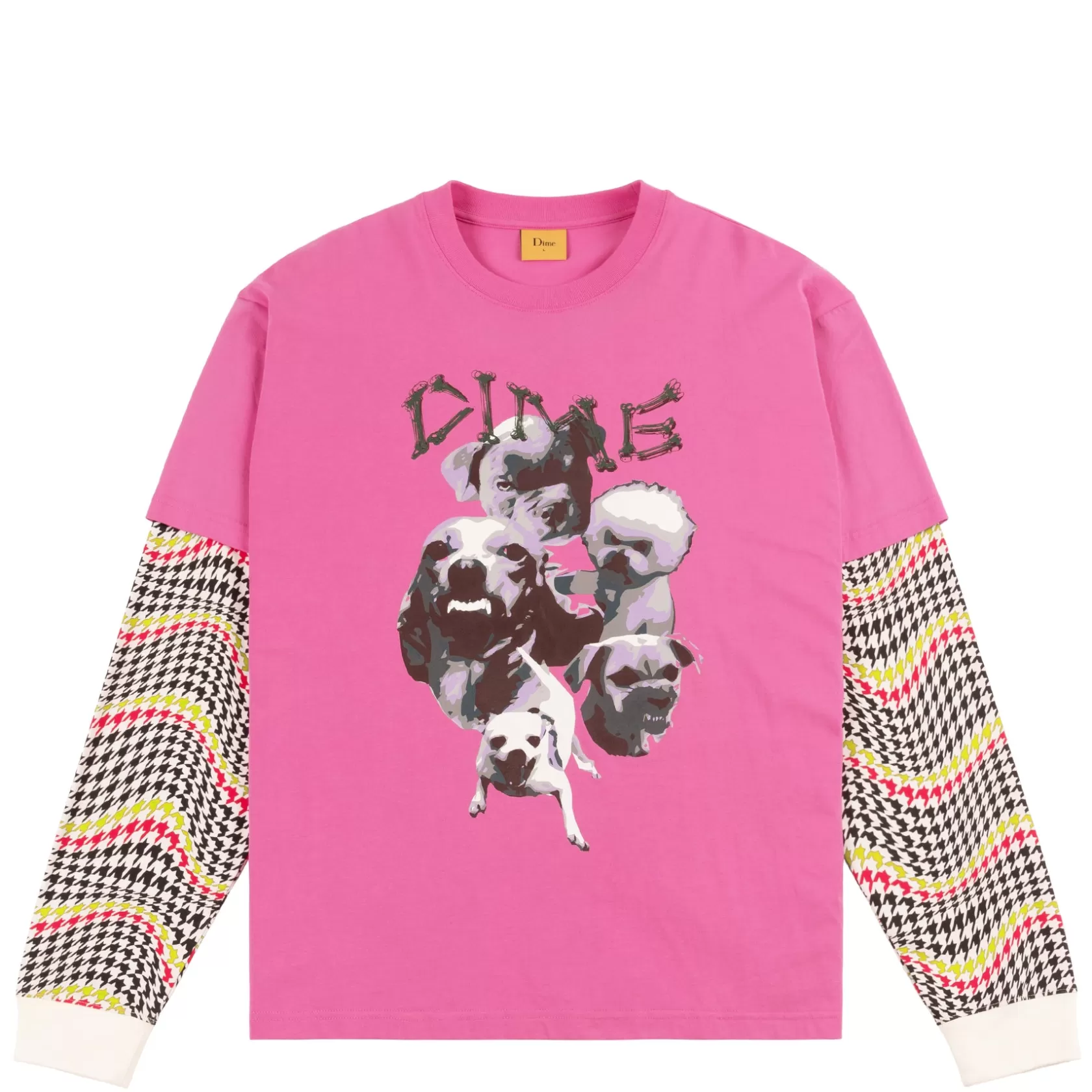 Dime MTL T-shirts | Manteaux & Hauts-T-Shirt Beware LS Hotpink
