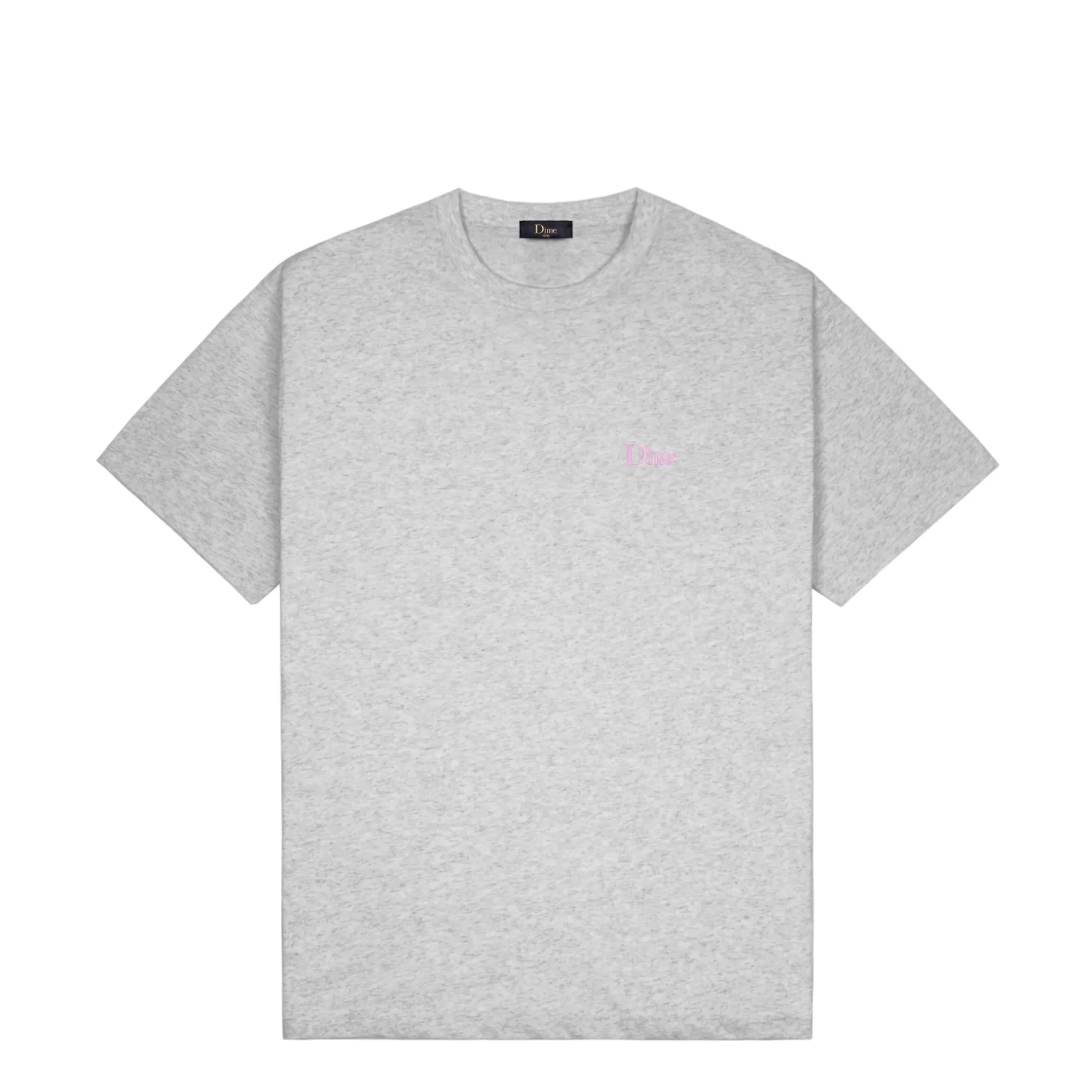Dime MTL T-shirts-T-Shirt Classic Small Logo Heathergray