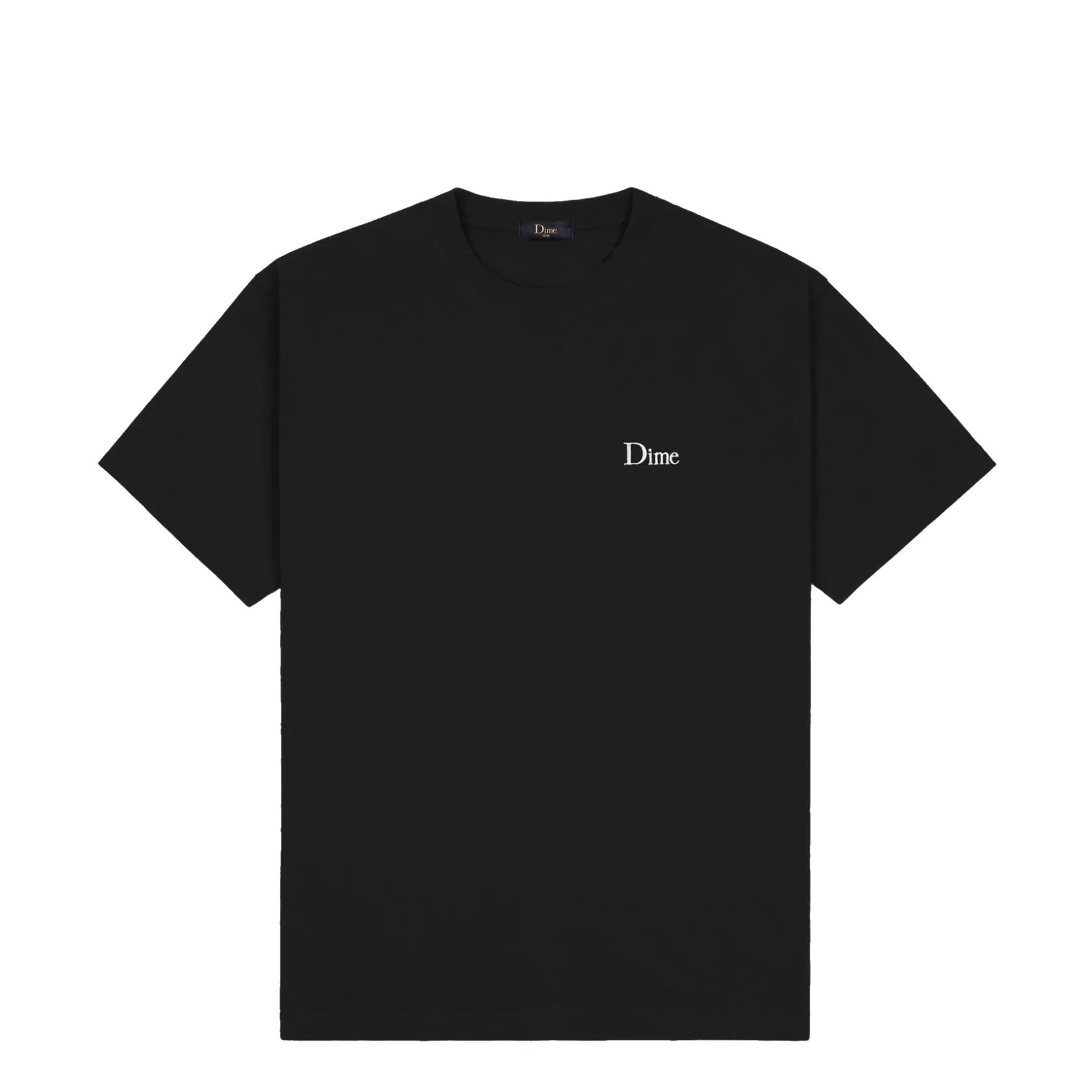 Dime MTL T-shirts-T-Shirt Classic Small Logo Black