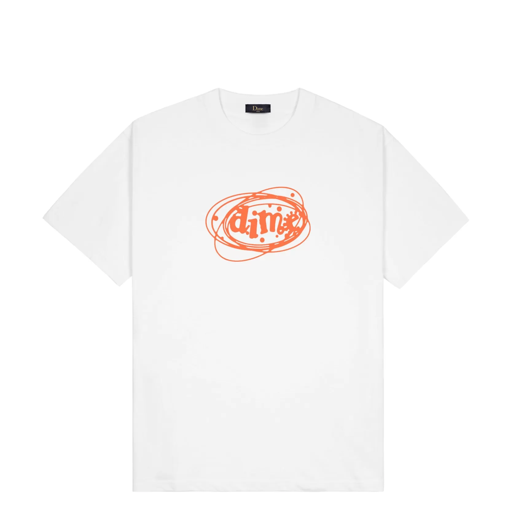 Dime MTL T-shirts-T-Shirt Cosmos White