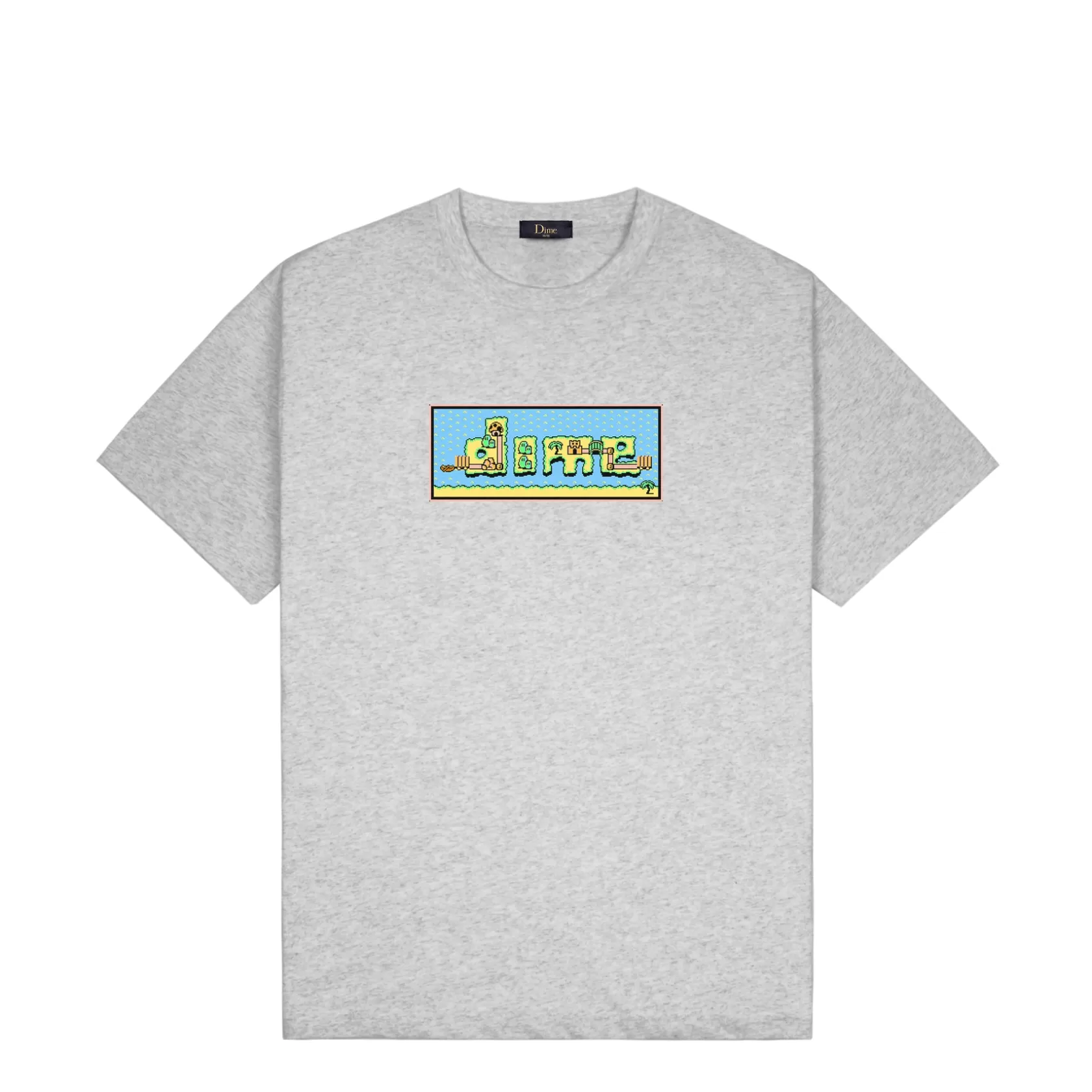 Dime MTL T-shirts-T-Shirt Dime World Heathergray