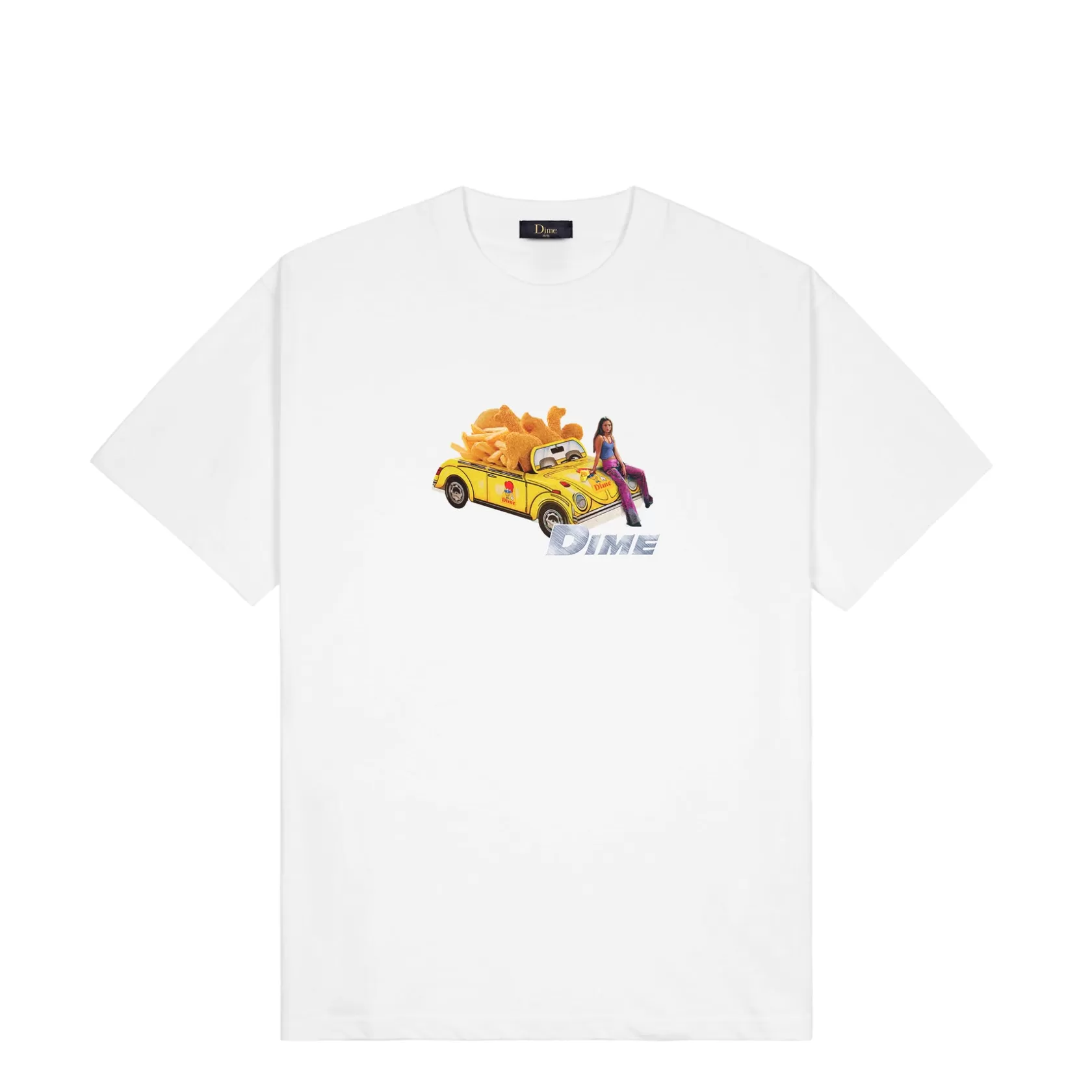 Dime MTL T-shirts-T-Shirt 2Fast 2Delicious White