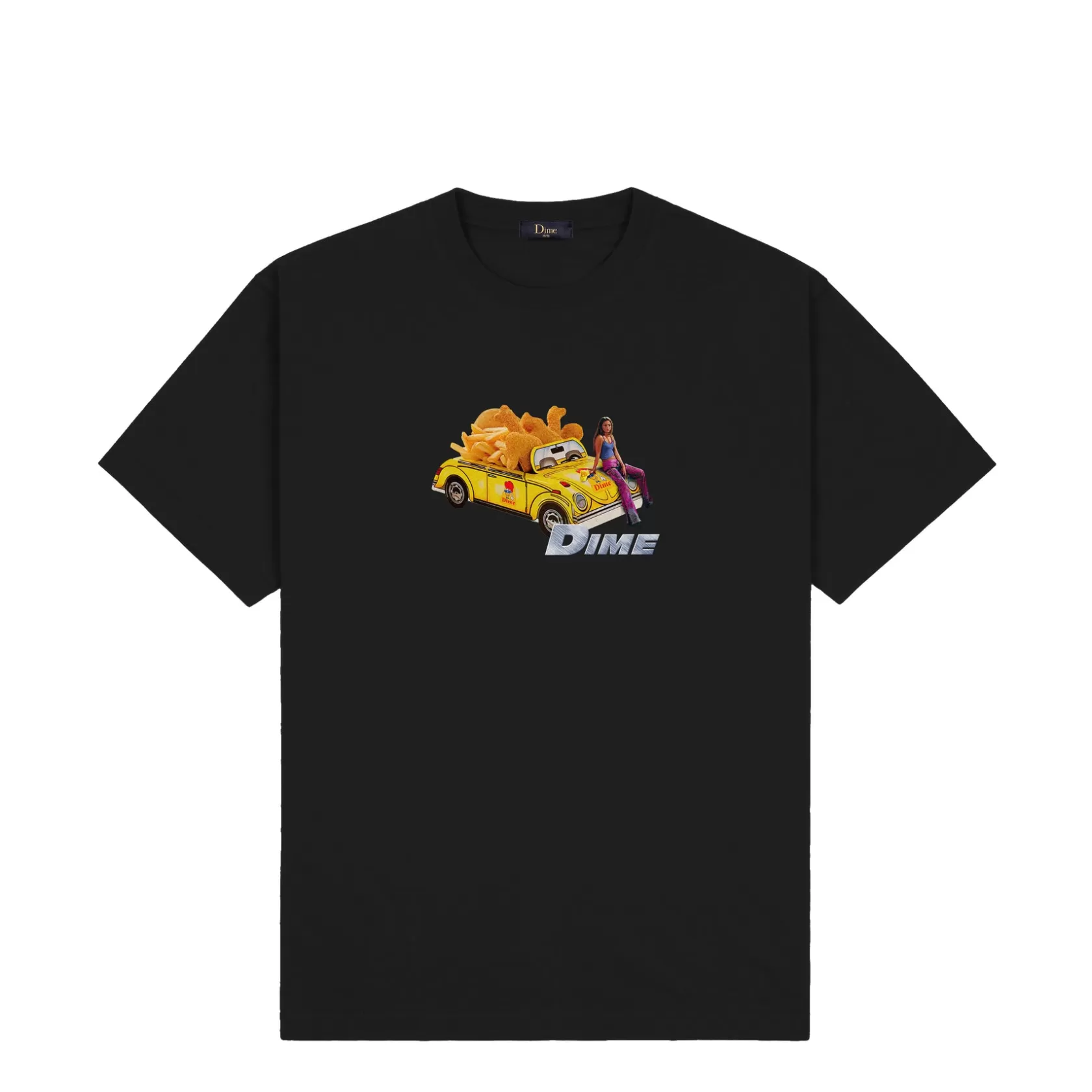Dime MTL T-shirts-T-Shirt 2Fast 2Delicious Black