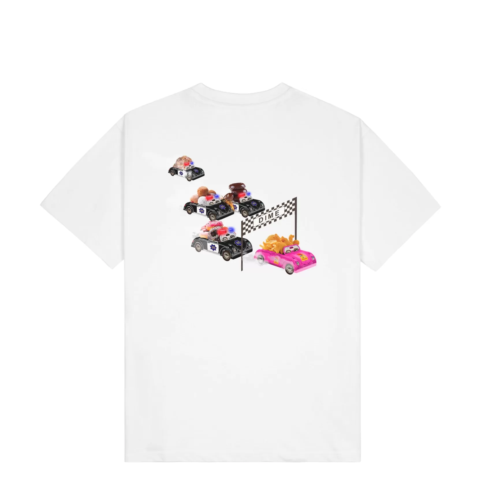 Dime MTL T-shirts-T-Shirt 2Fast 2Delicious White