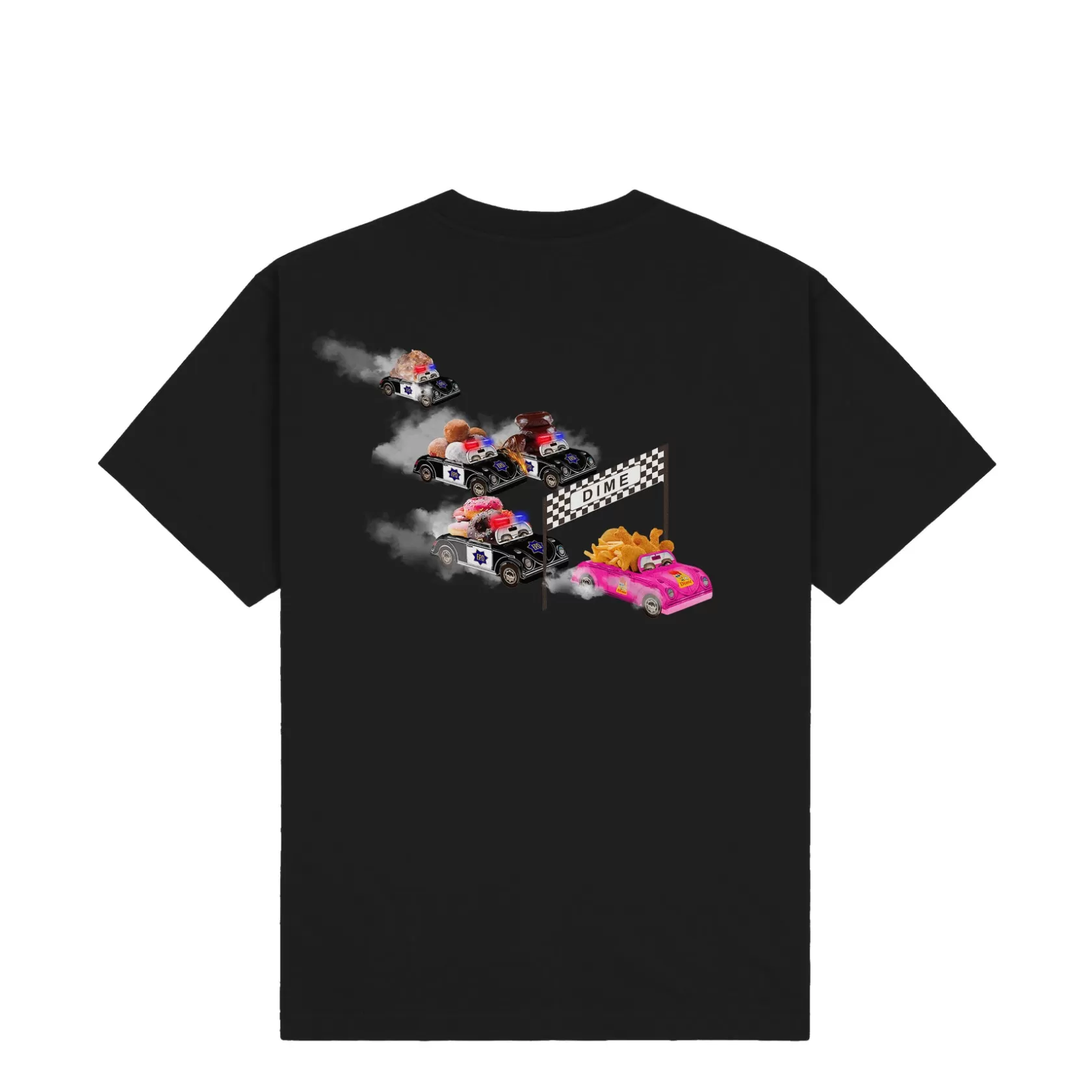 Dime MTL T-shirts-T-Shirt 2Fast 2Delicious Black