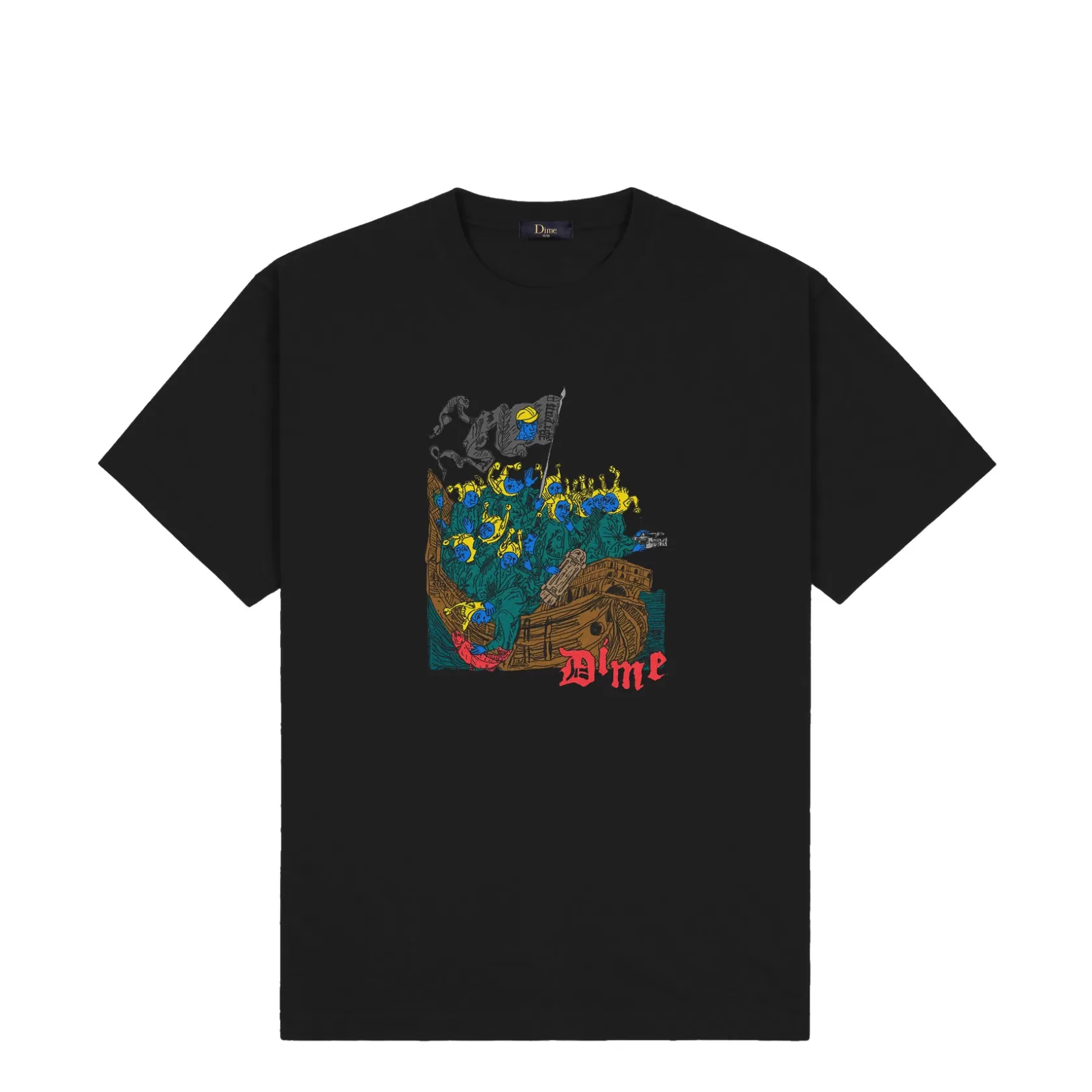 Dime MTL T-shirts-T-Shirt Folly Black