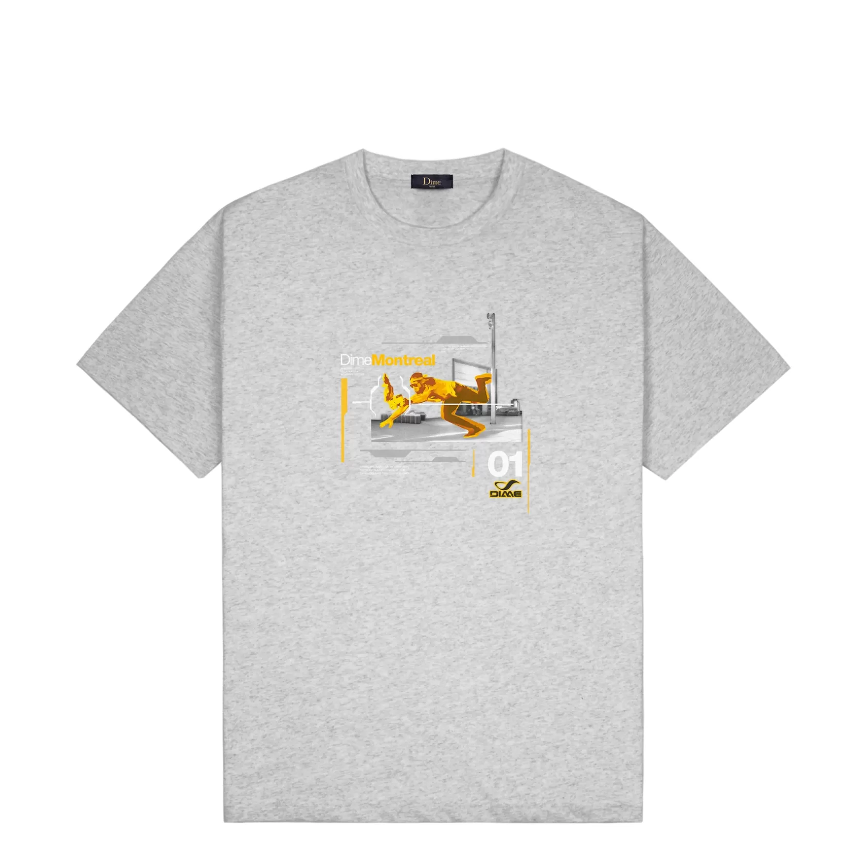 Dime MTL T-shirts-T-Shirt One Step Beyond Heathergray