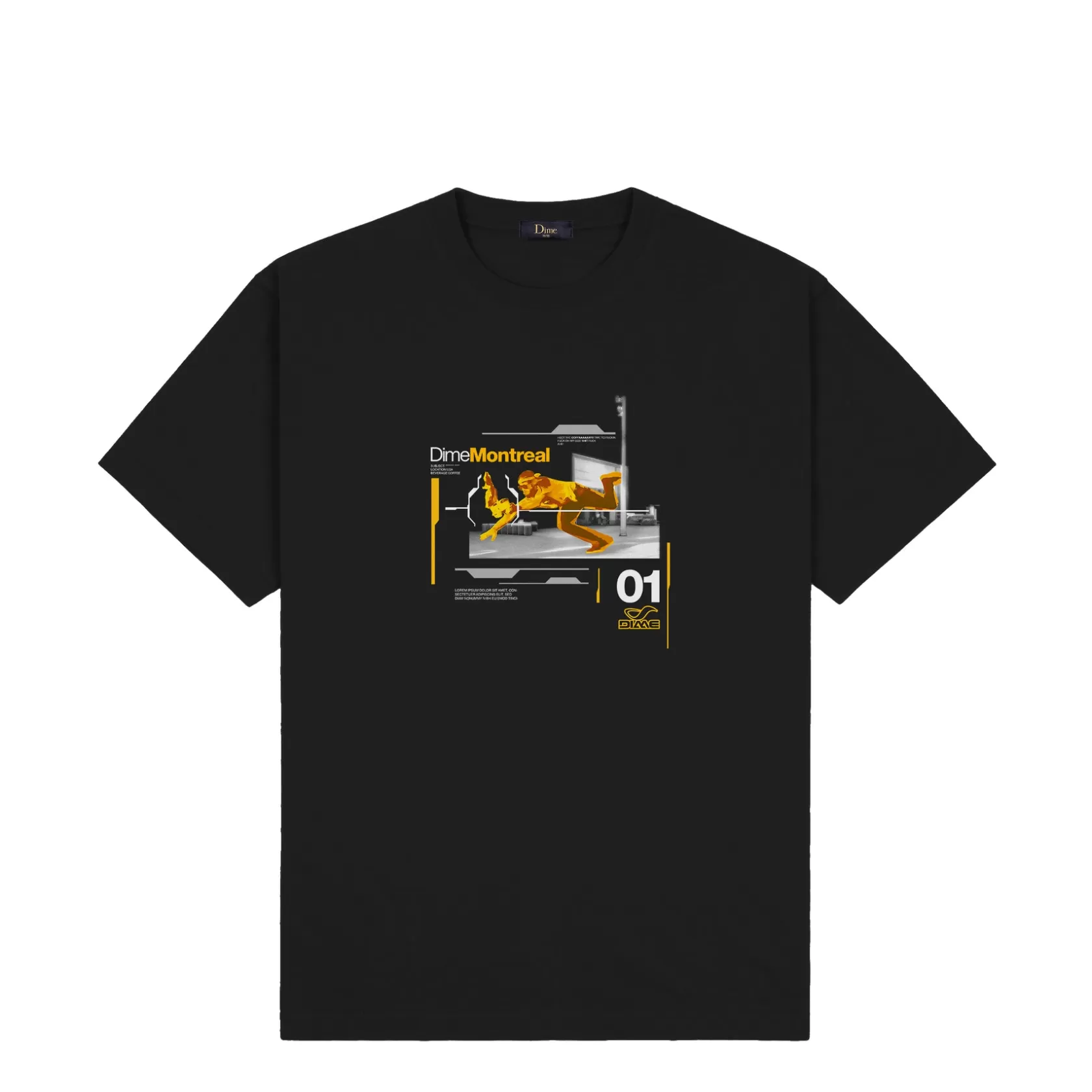 Dime MTL T-shirts-T-Shirt One Step Beyond Black