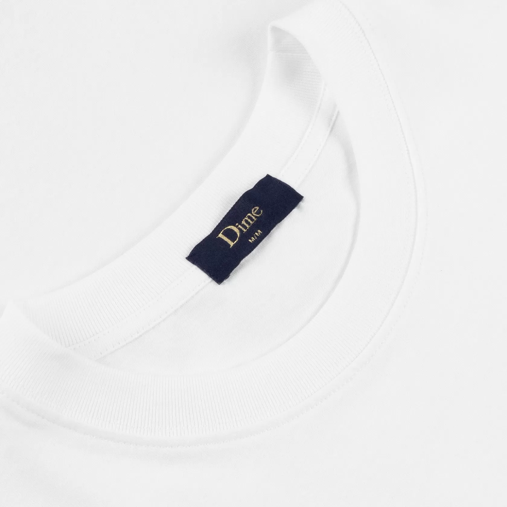 Dime MTL T-shirts-T-Shirt Pothole White
