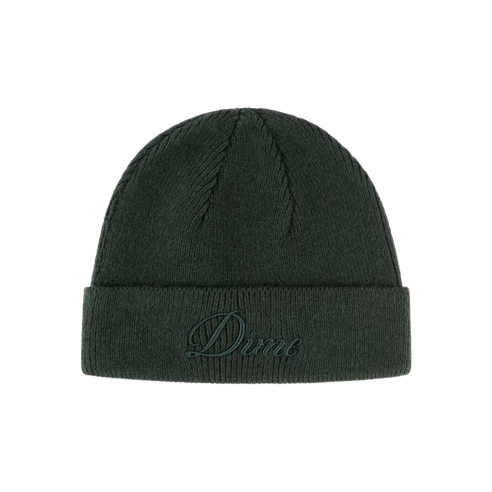 Dime MTL Casquettes & Tuques-Tuque Cursive Wool Fold Forest