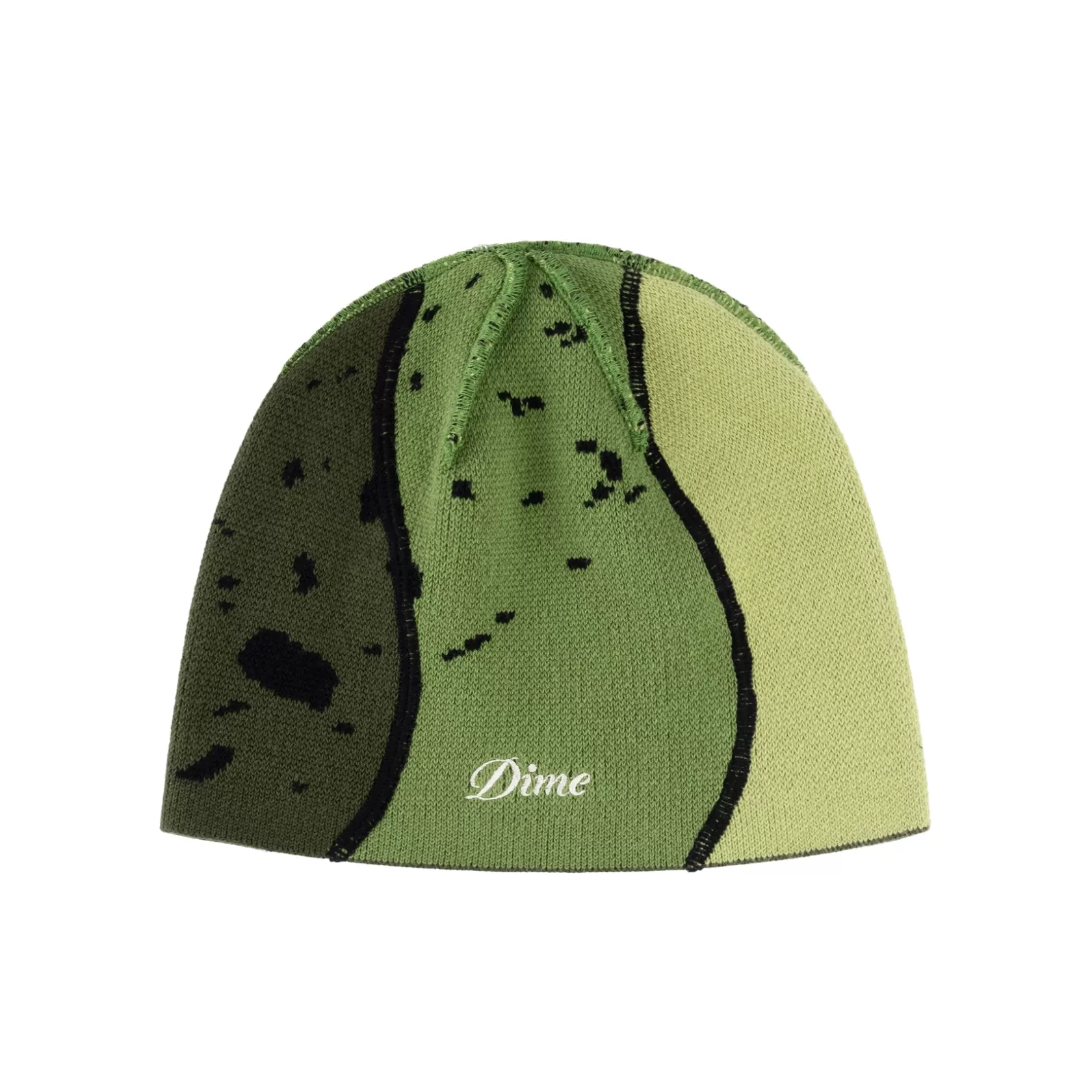 Dime MTL Casquettes & Tuques-Tuque Reverse Stitch Skully Green