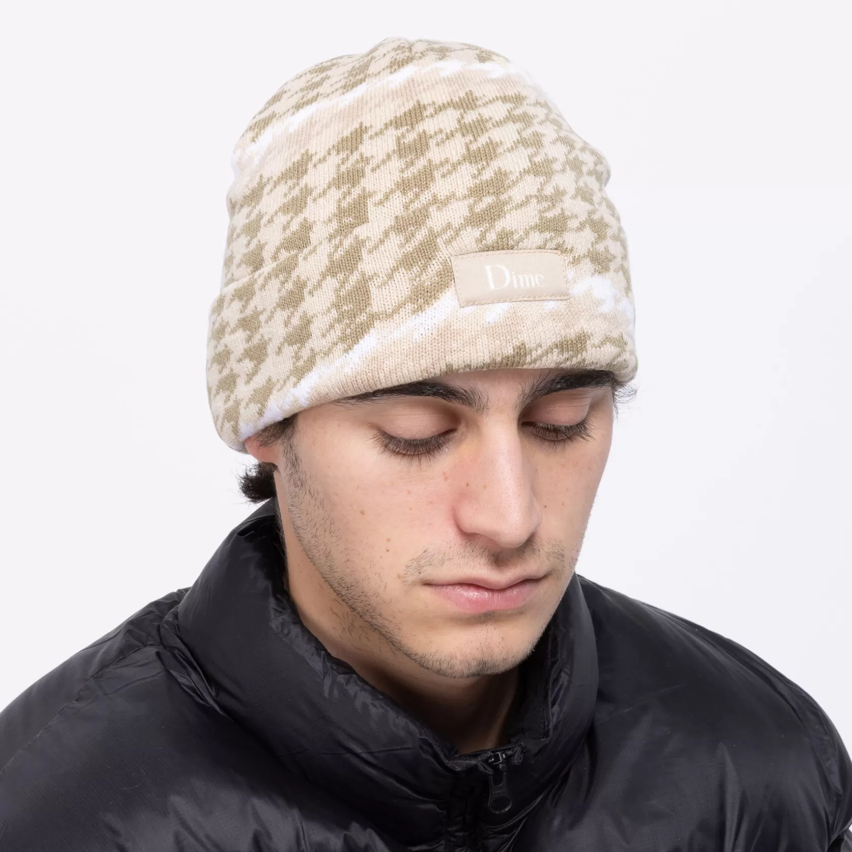 Dime MTL Casquettes & Tuques-Tuque Wavetooth Cuff Tan