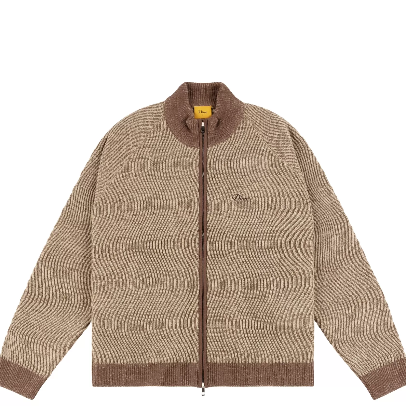 Dime MTL Manteaux & Hauts-Veste Double Zipper Camel